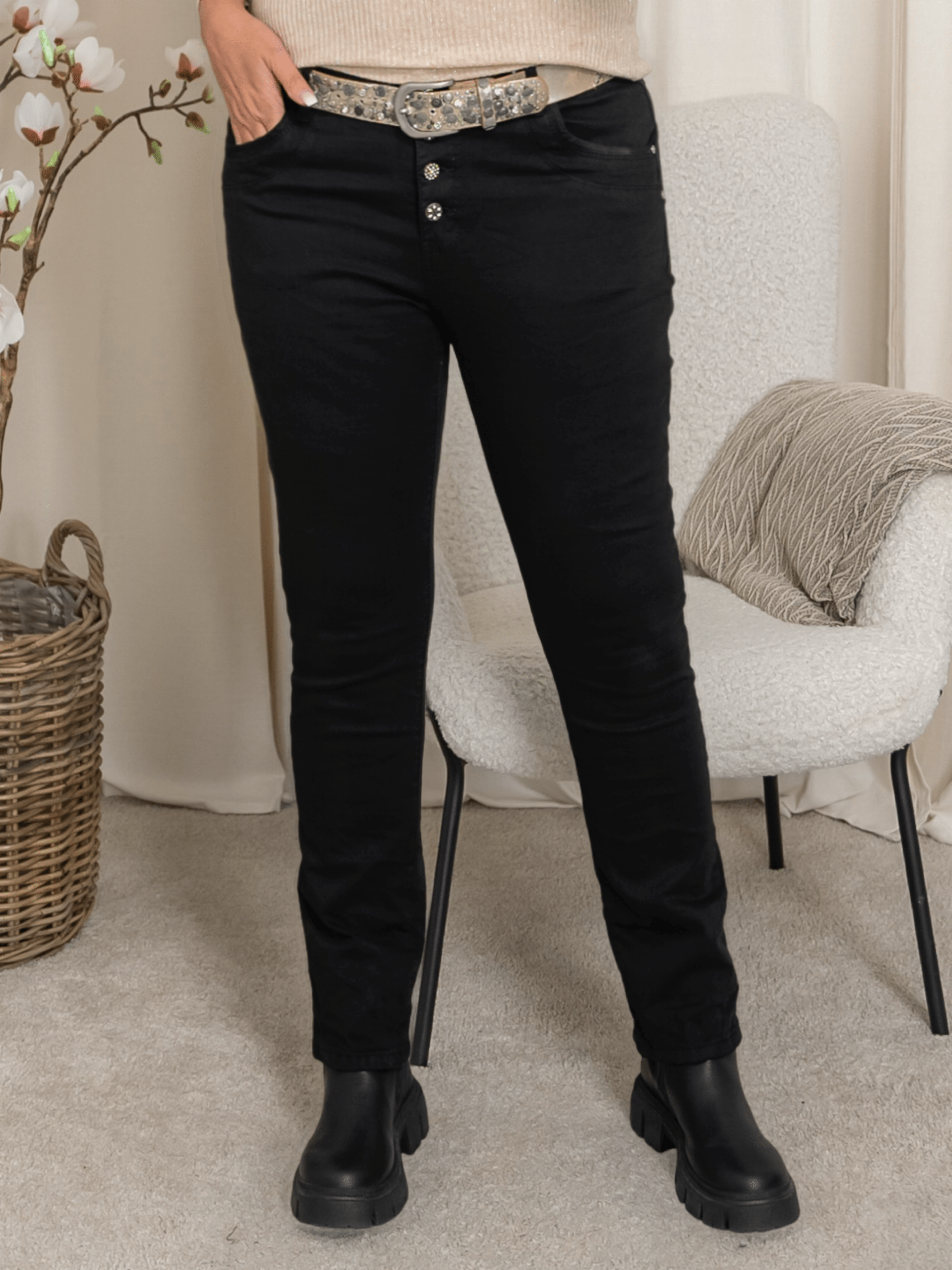 Laika jeans denim black - Online - Mode
