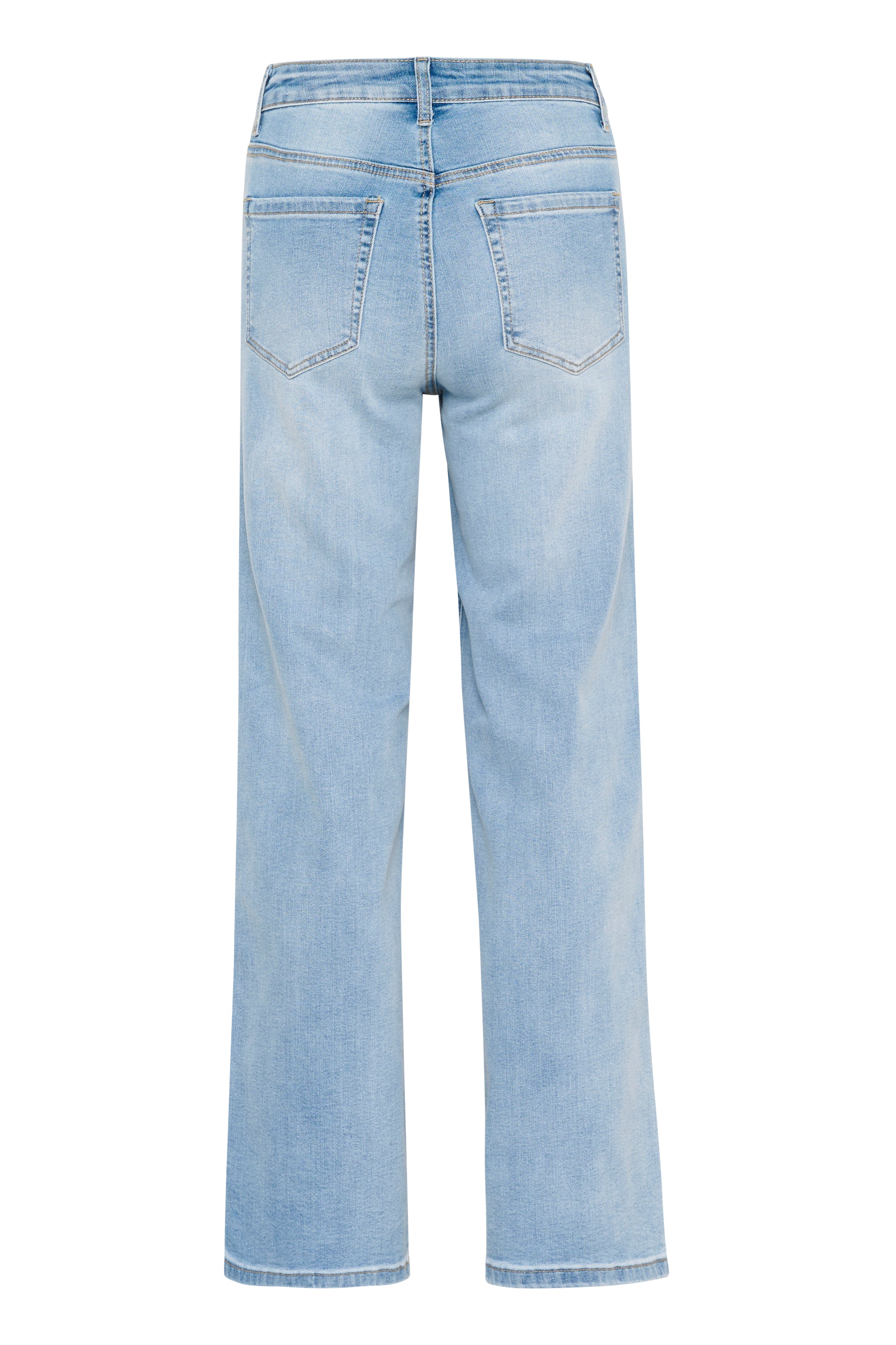 LEV 5 - 7 dg Kaffe KAkarla HW wide jeans light blue denim - Online - Mode