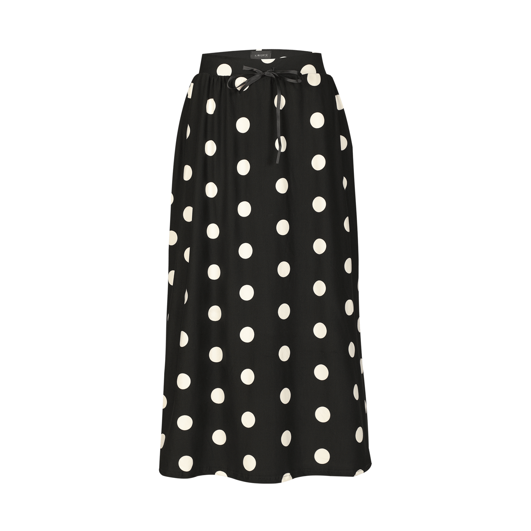 Liberté Alma loose skirt black big dot - Online-Mode