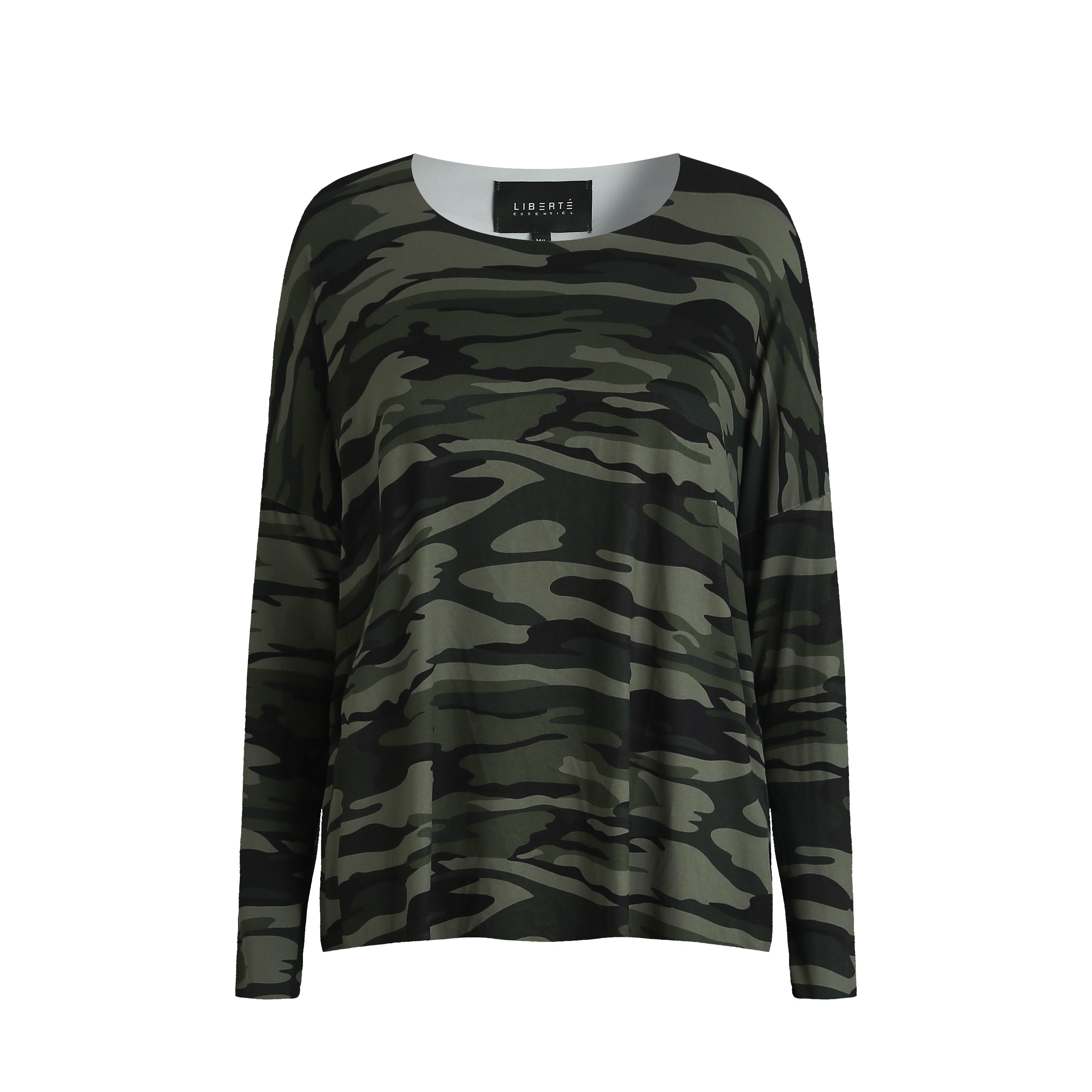 Liberté Alma LS top dusty camo - Online - Mode