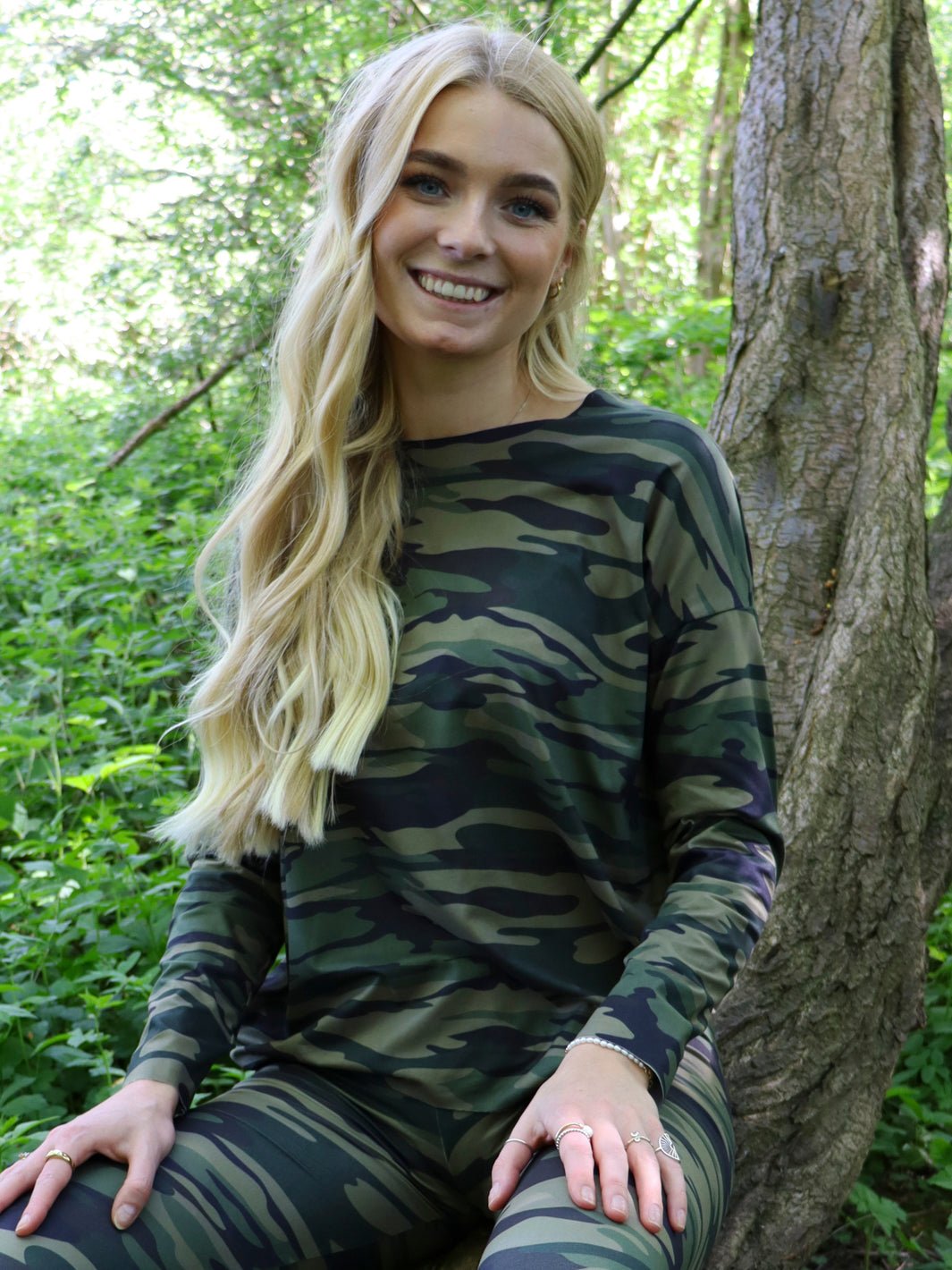 Liberté Alma LS top dusty camo - Online - Mode