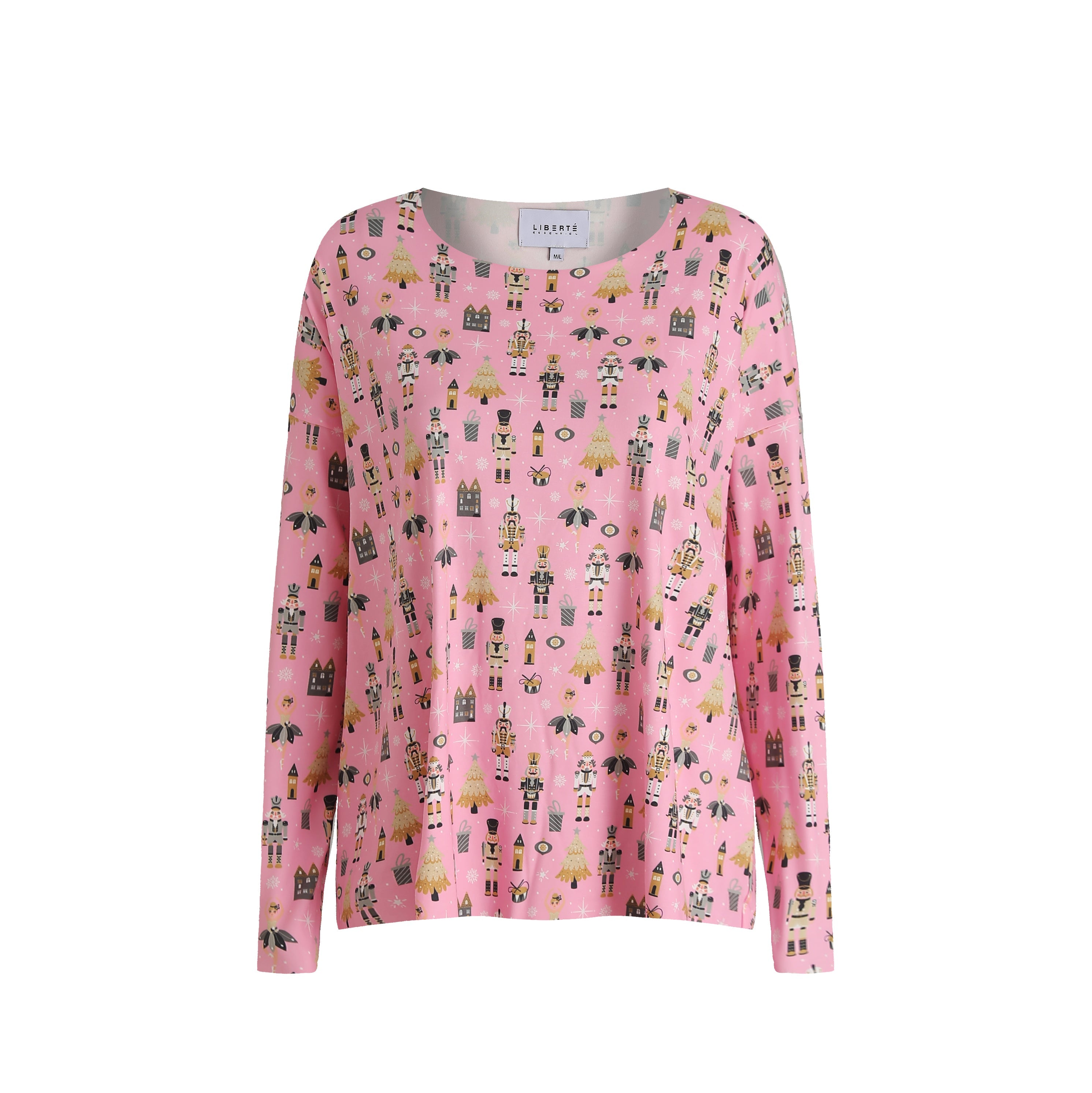 Liberté Alma LS top nutcracker bubblegum - Online - Mode