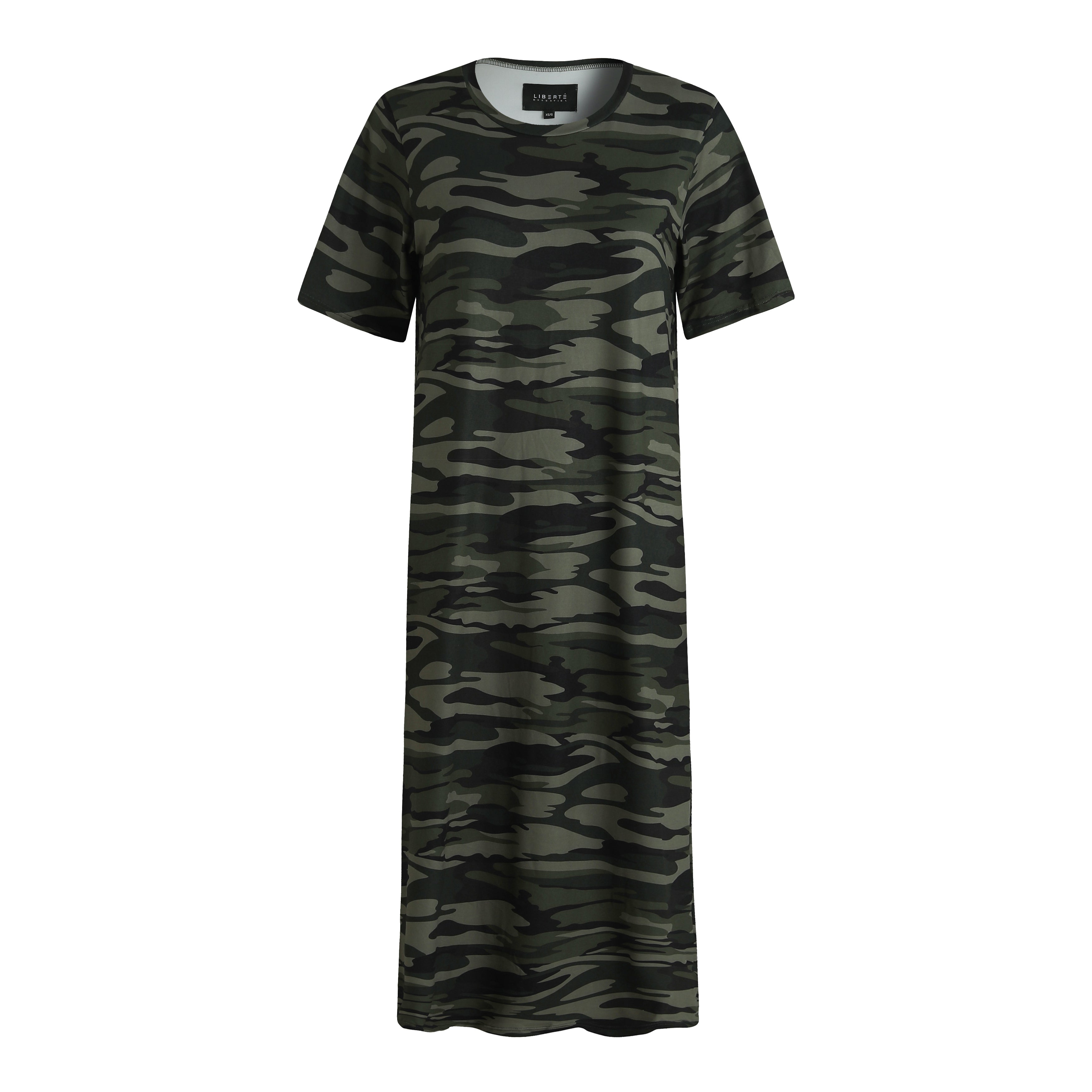 Liberté Alma t - shirt dress dusty camo - Online - Mode