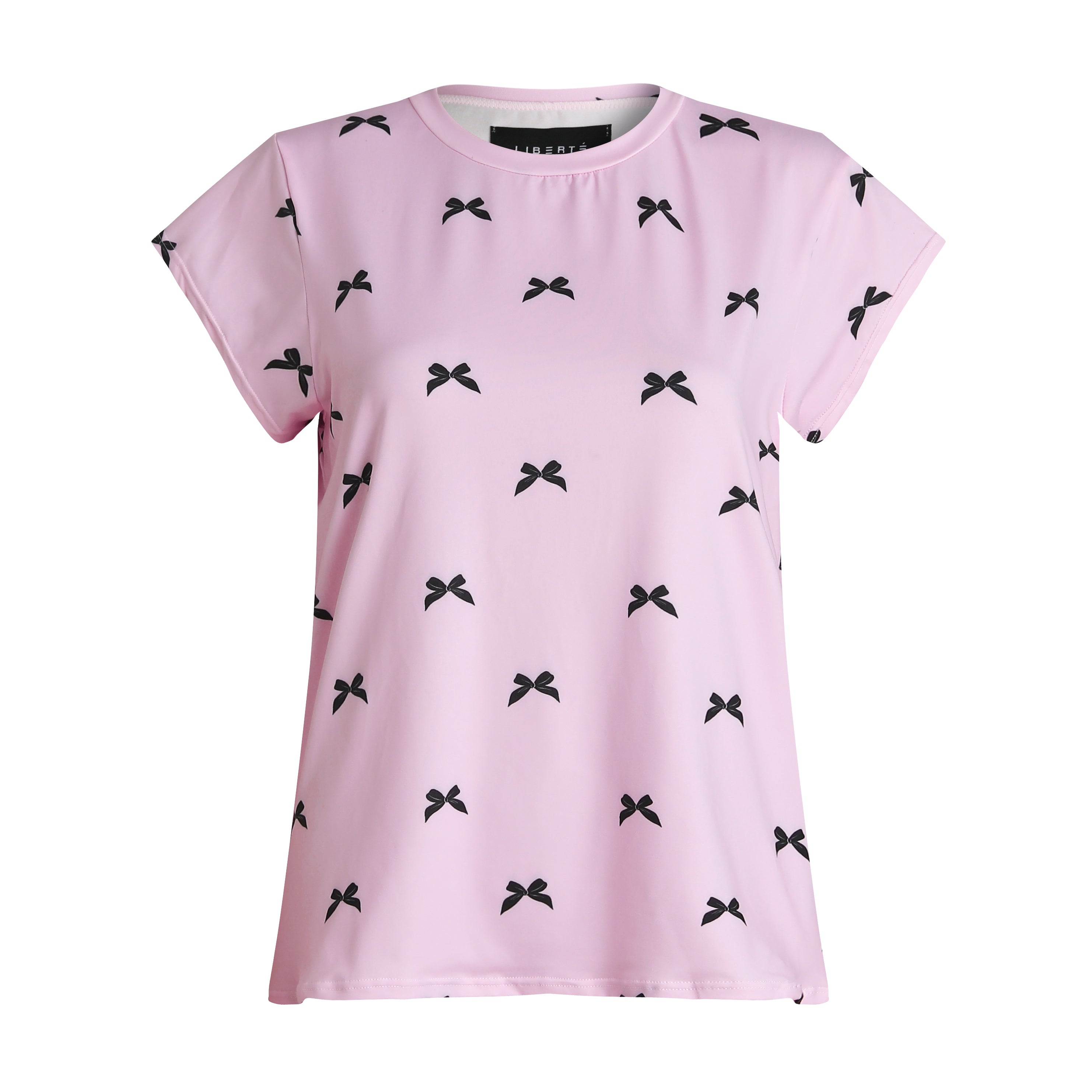 Liberté Alma U t - shirt pink bow - Online - Mode
