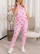 Liberté Alma U t - shirt pink bow - Online - Mode