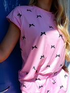 Liberté Alma U t - shirt pink bow - Online - Mode