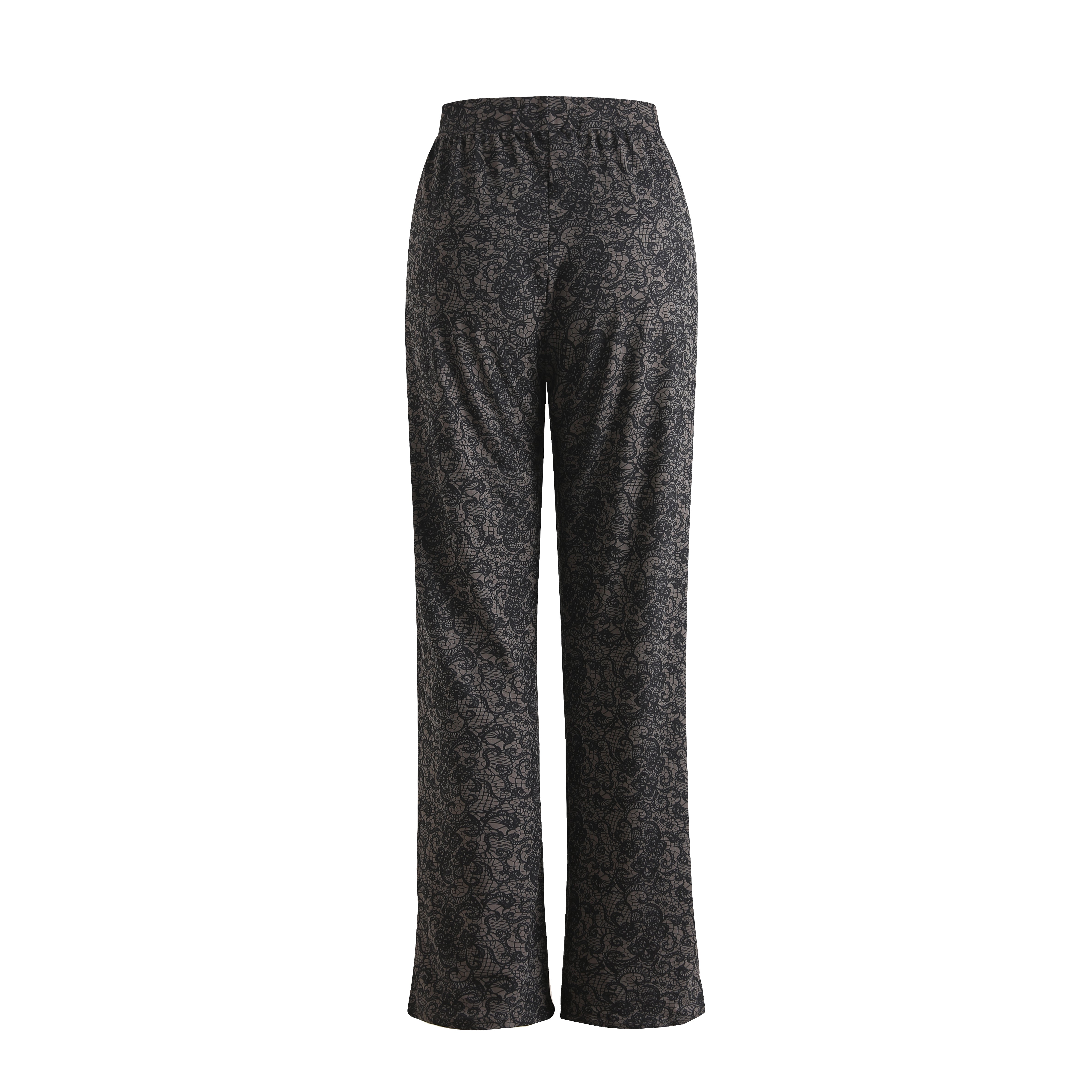 Liberté Alma wide pants black grey lace - Online - Mode