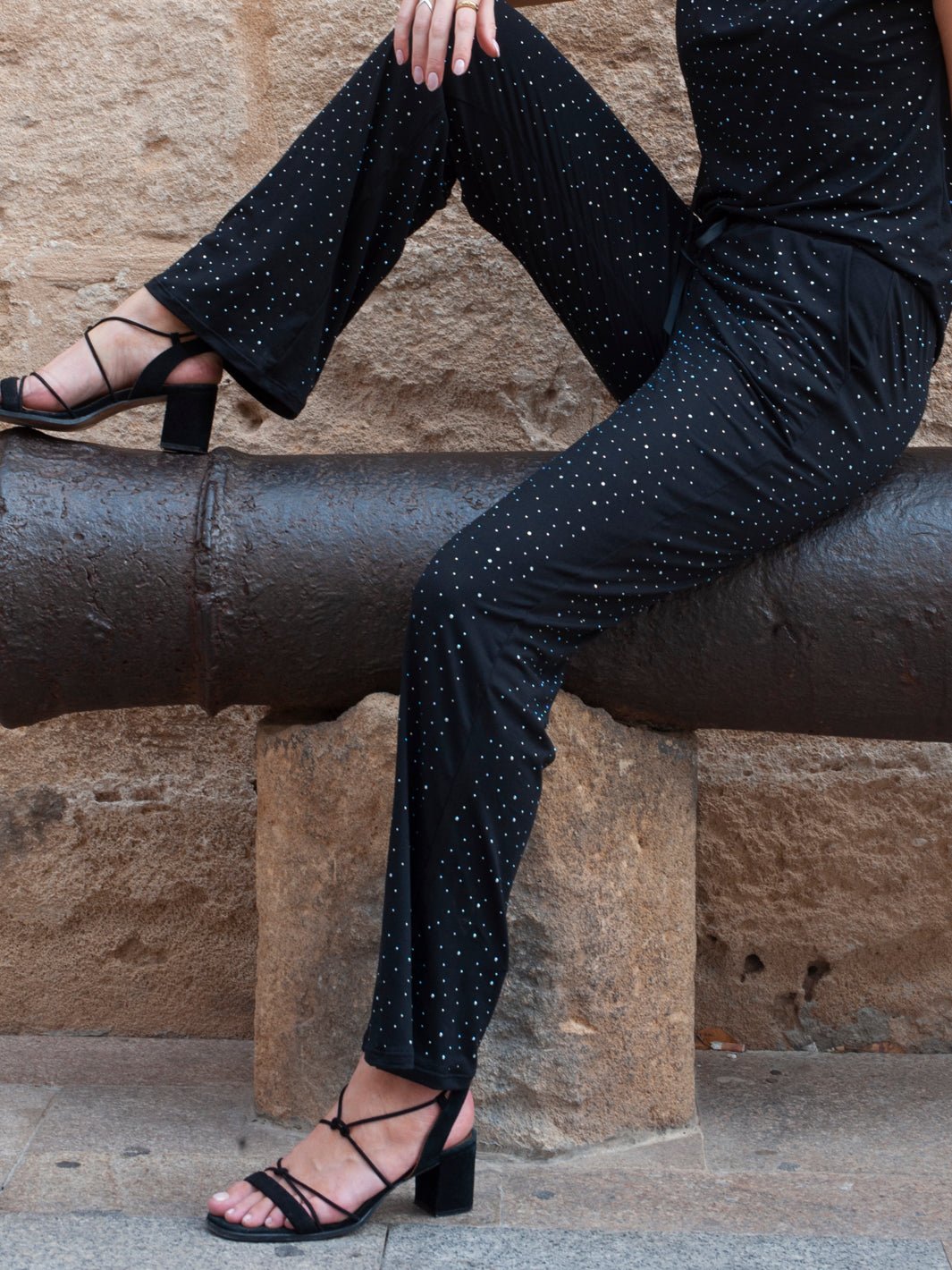 Liberté Alma wide pants black simili - Online - Mode