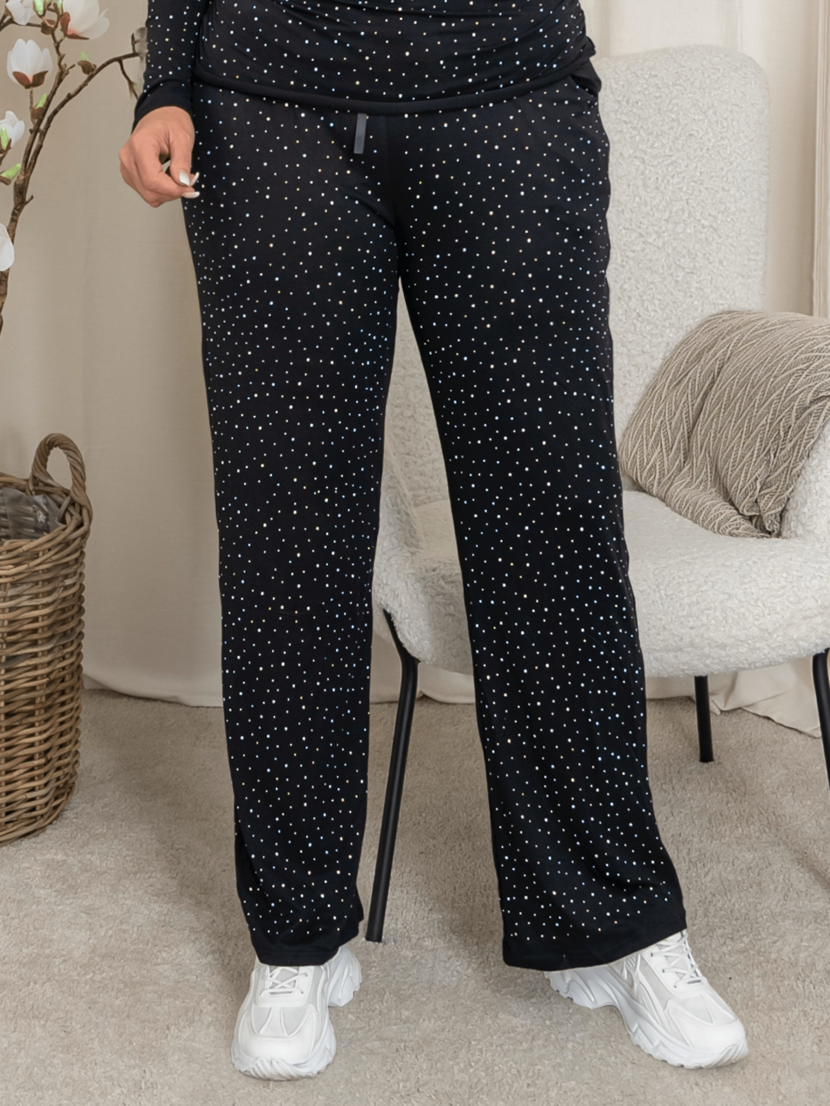 Liberté Alma wide pants black simili - Online - Mode
