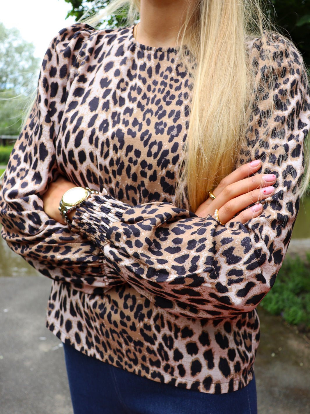 Liberté Ena LS blouse lux leo - Online - Mode