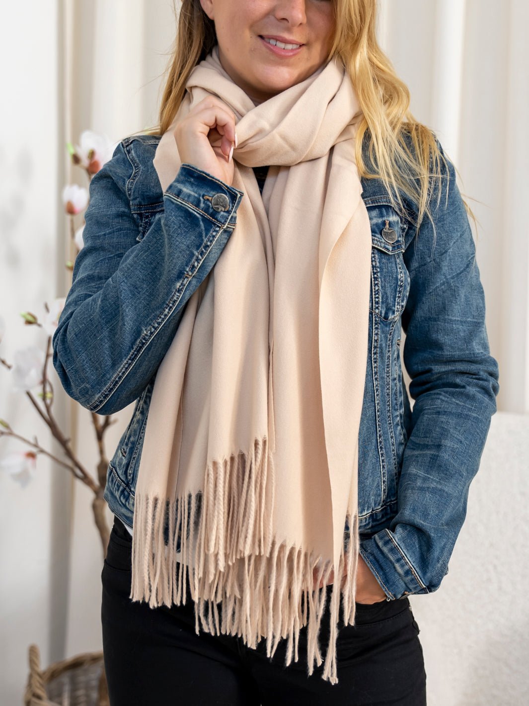 Luna scarf sand - Online - Mode