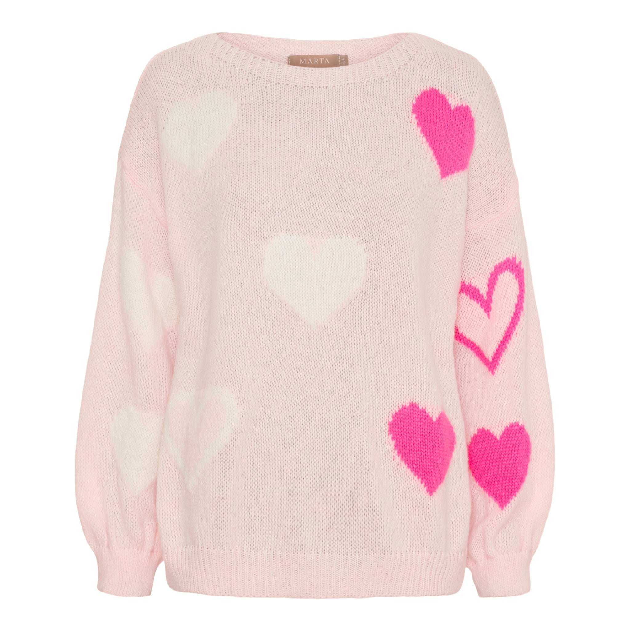 Marta du Chateau Amarante knit rosa/pink/white - Online - Mode