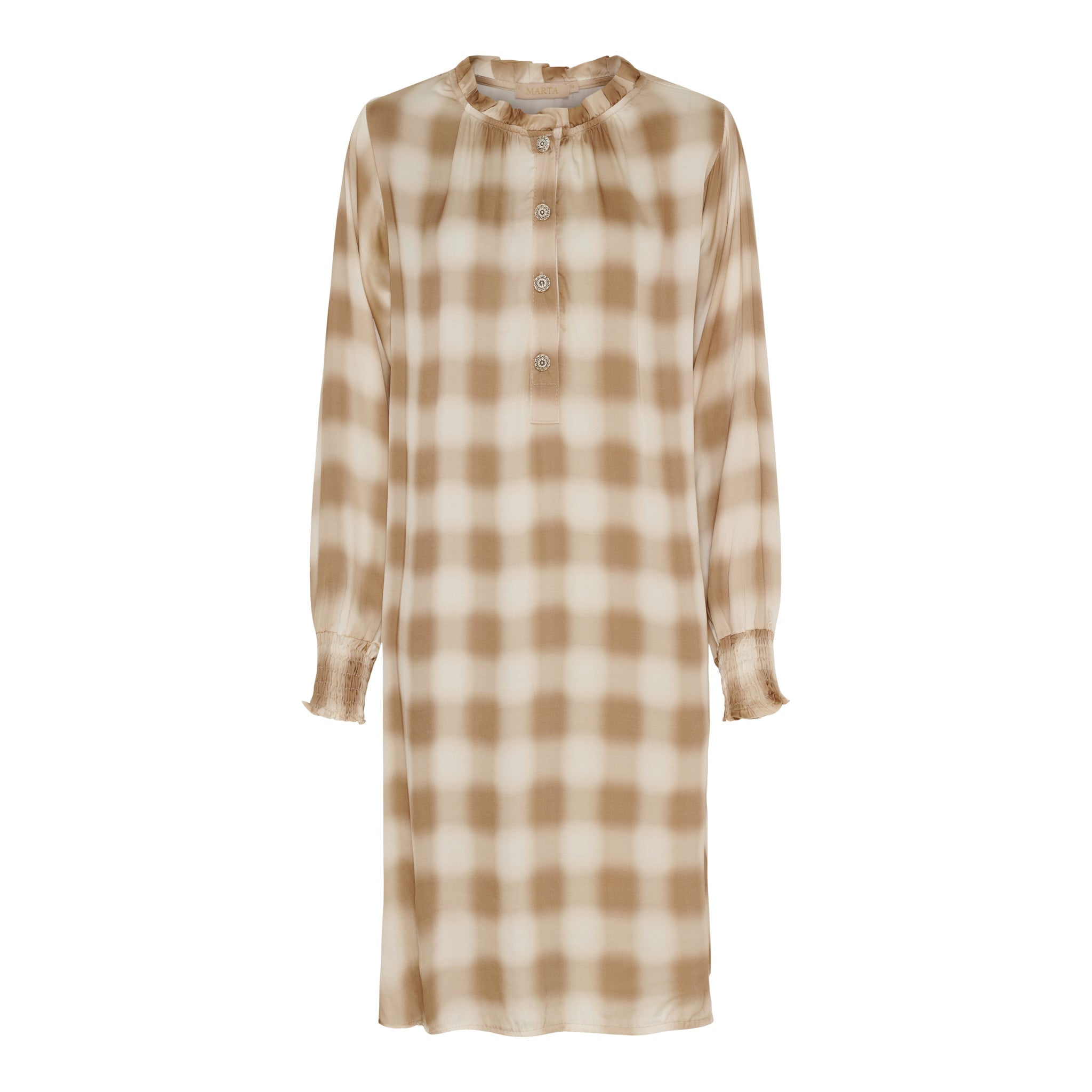 Marta du Chateau Ambrette dress camel - Online - Mode