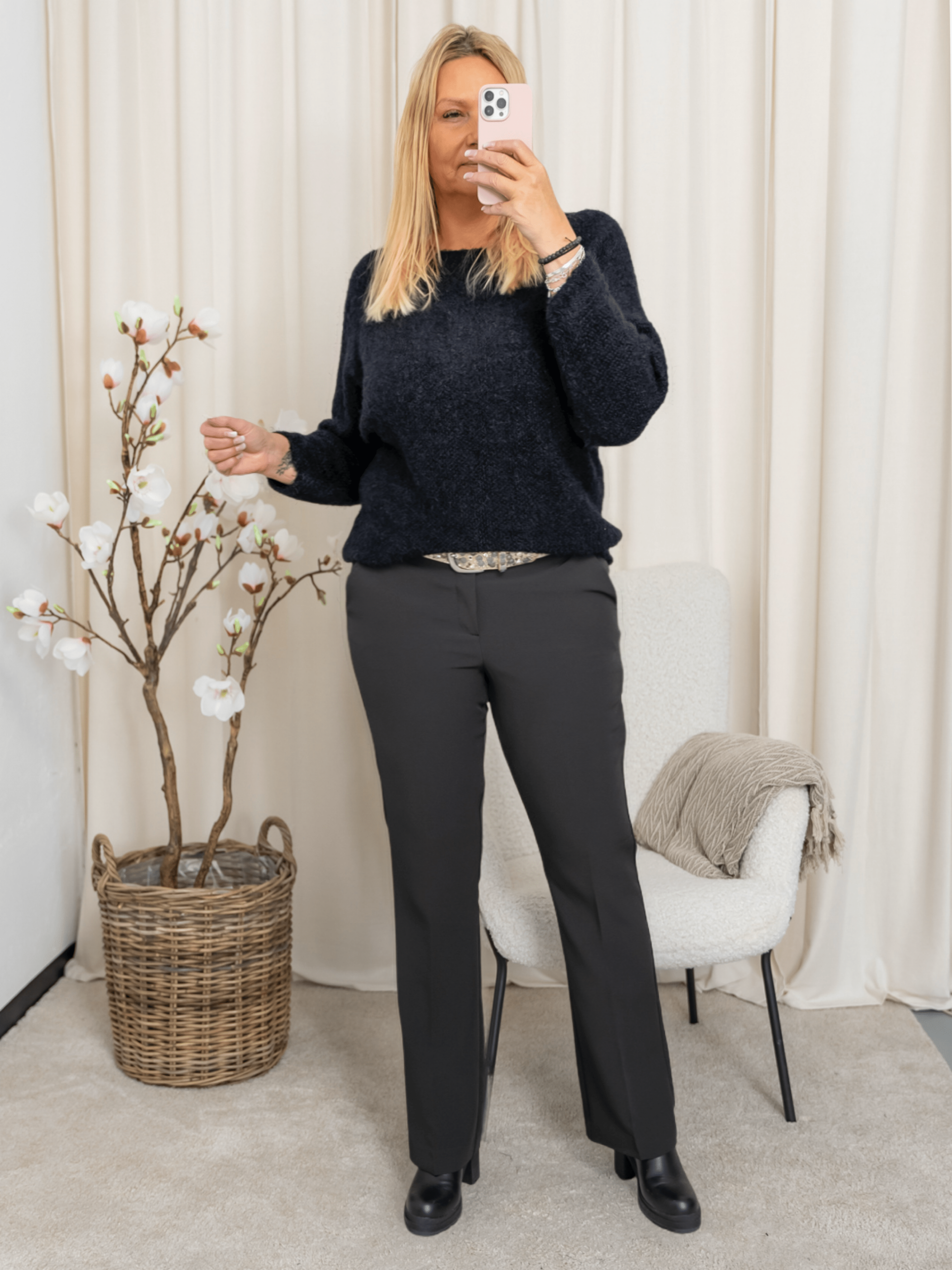 Marta du Chateau Anouk knit black - Online - Mode