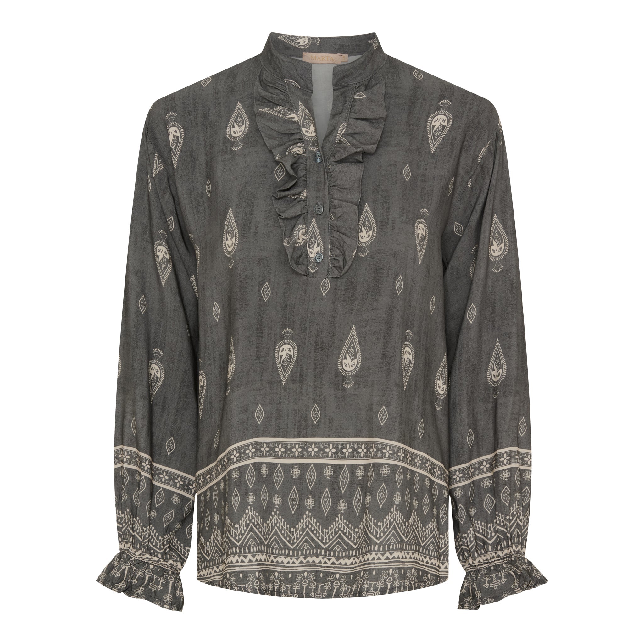 Marta du Chateau Aya shirt grey 1943tps - Online - Mode