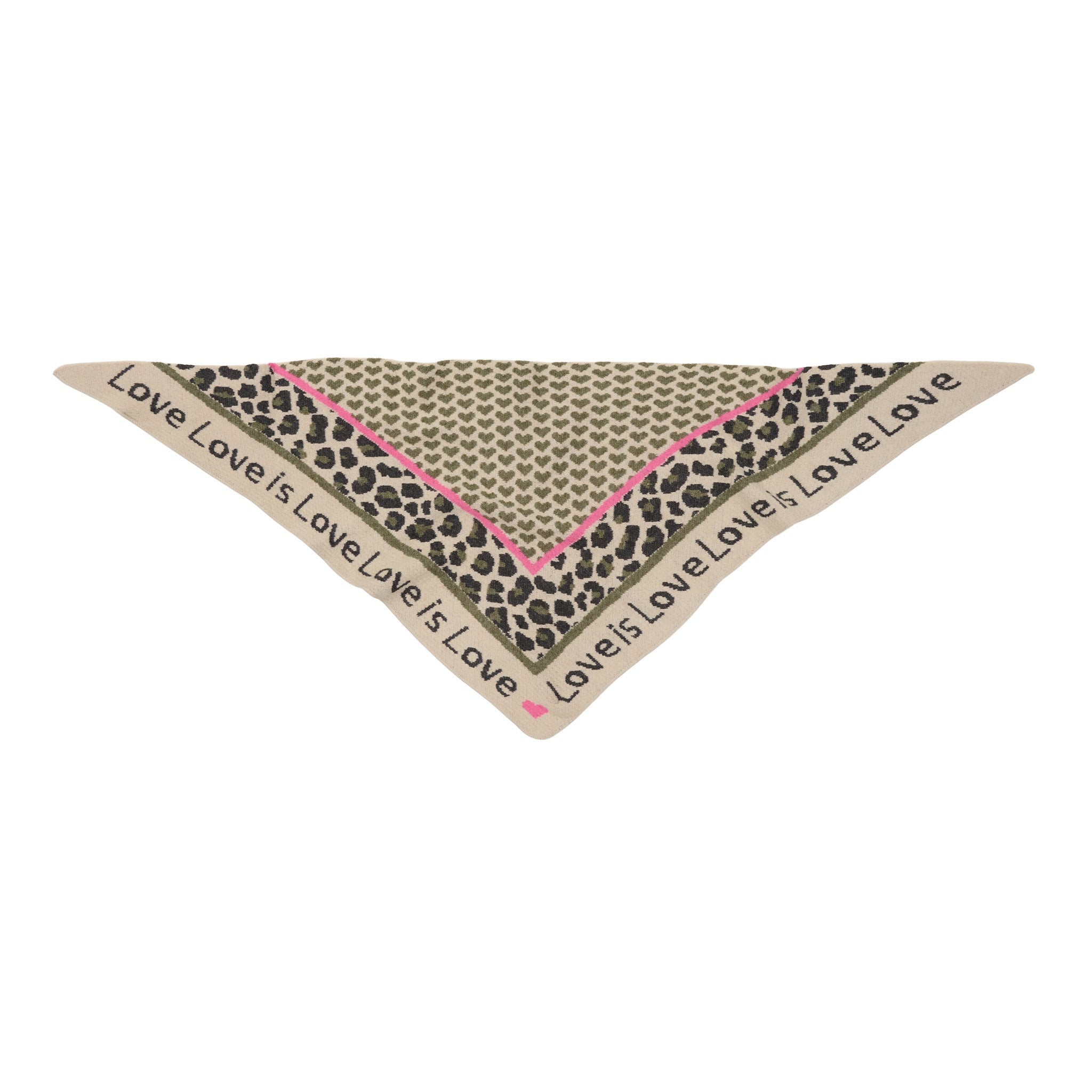 Marta du Chateau Clio scarf beige/green - Online - Mode