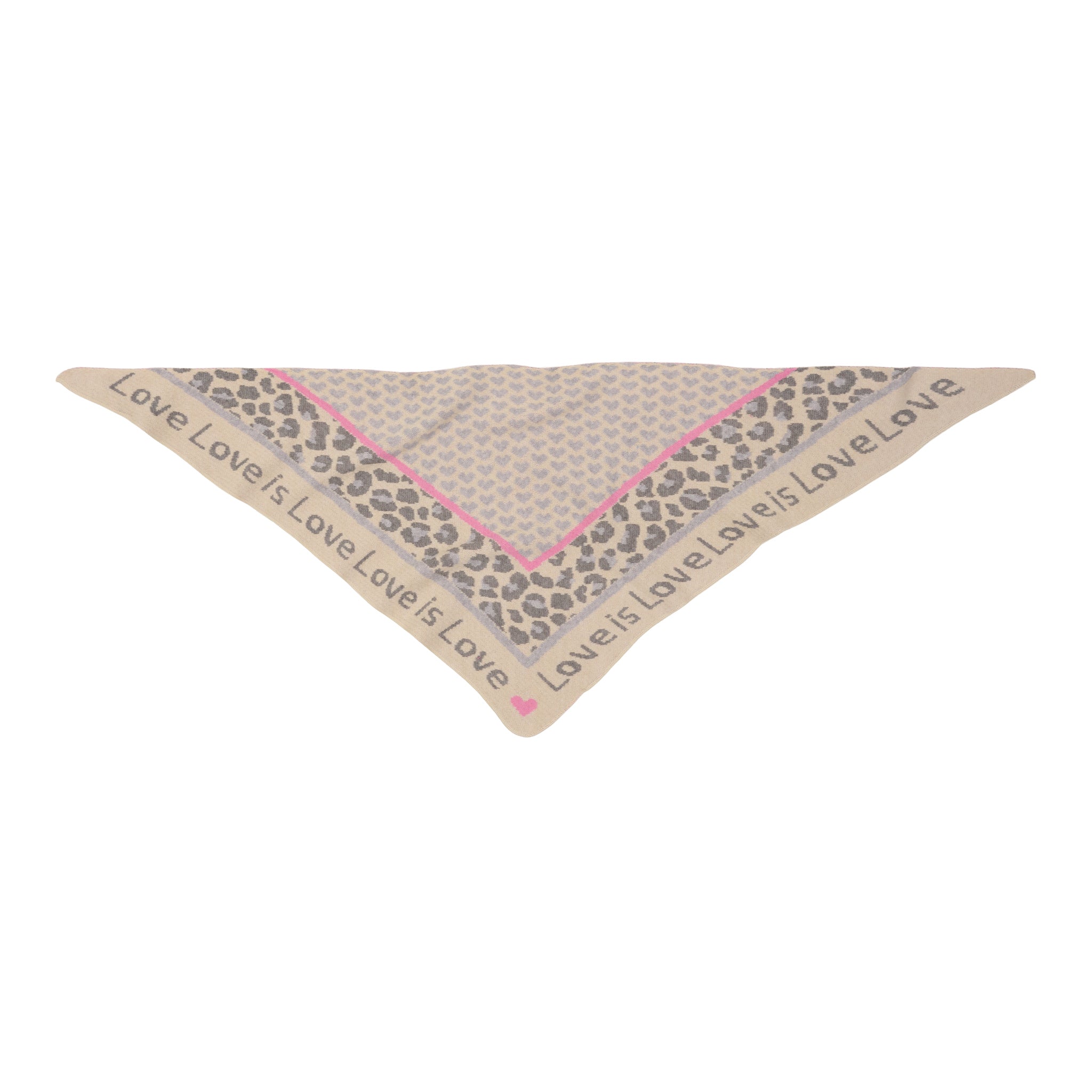 Marta du Chateau Clio scarf grey/pink - Online - Mode