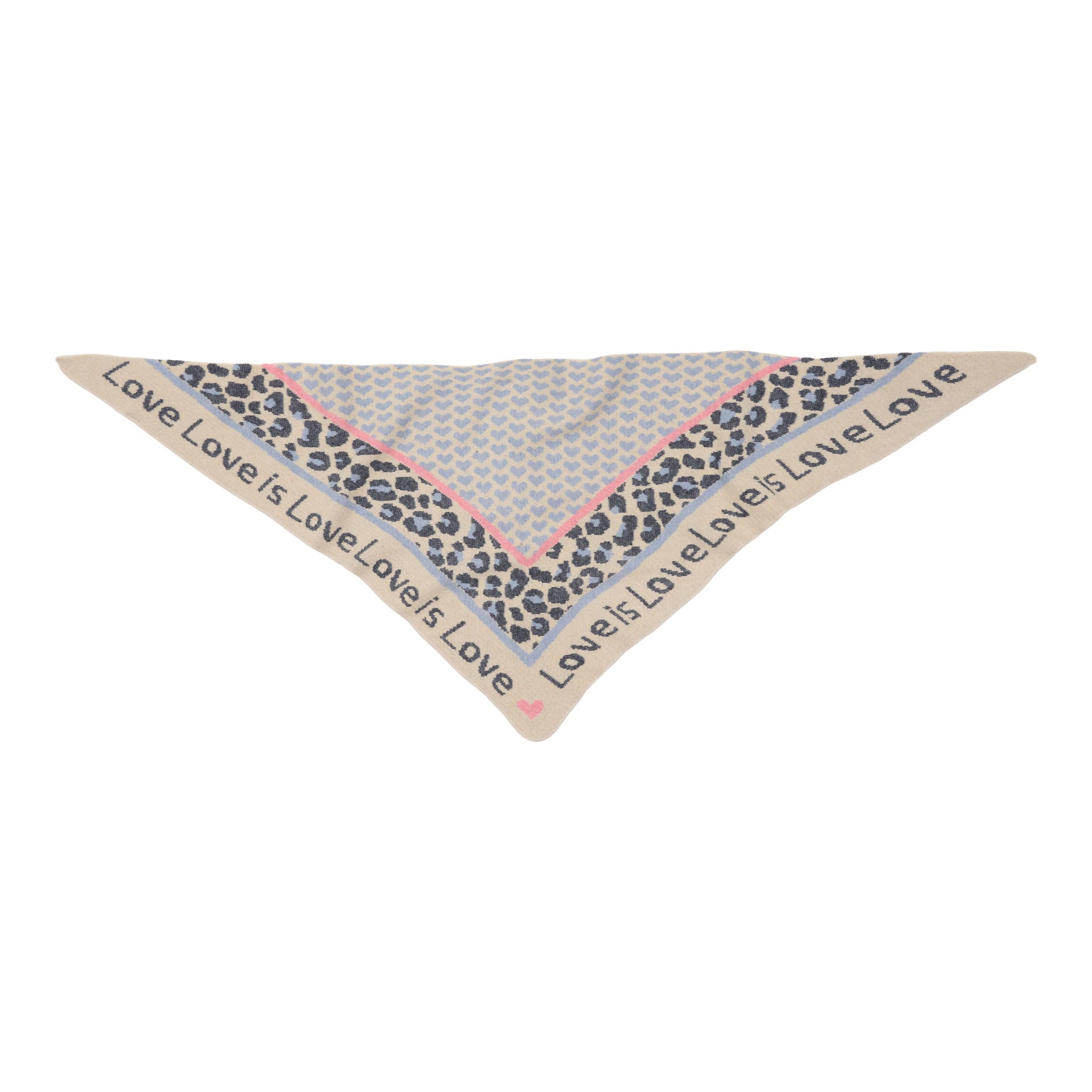 Marta du Chateau Clio scarf light blue/pink - Online - Mode