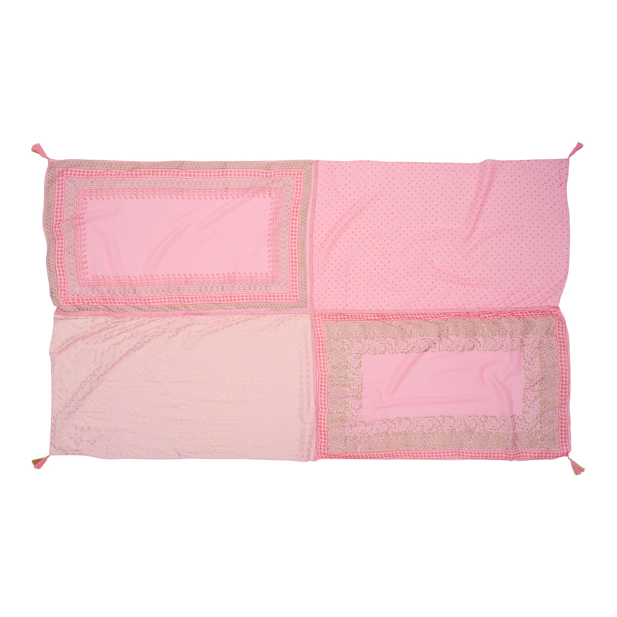 Marta du Chateau Cyrille scarf pink/gold - Online - Mode