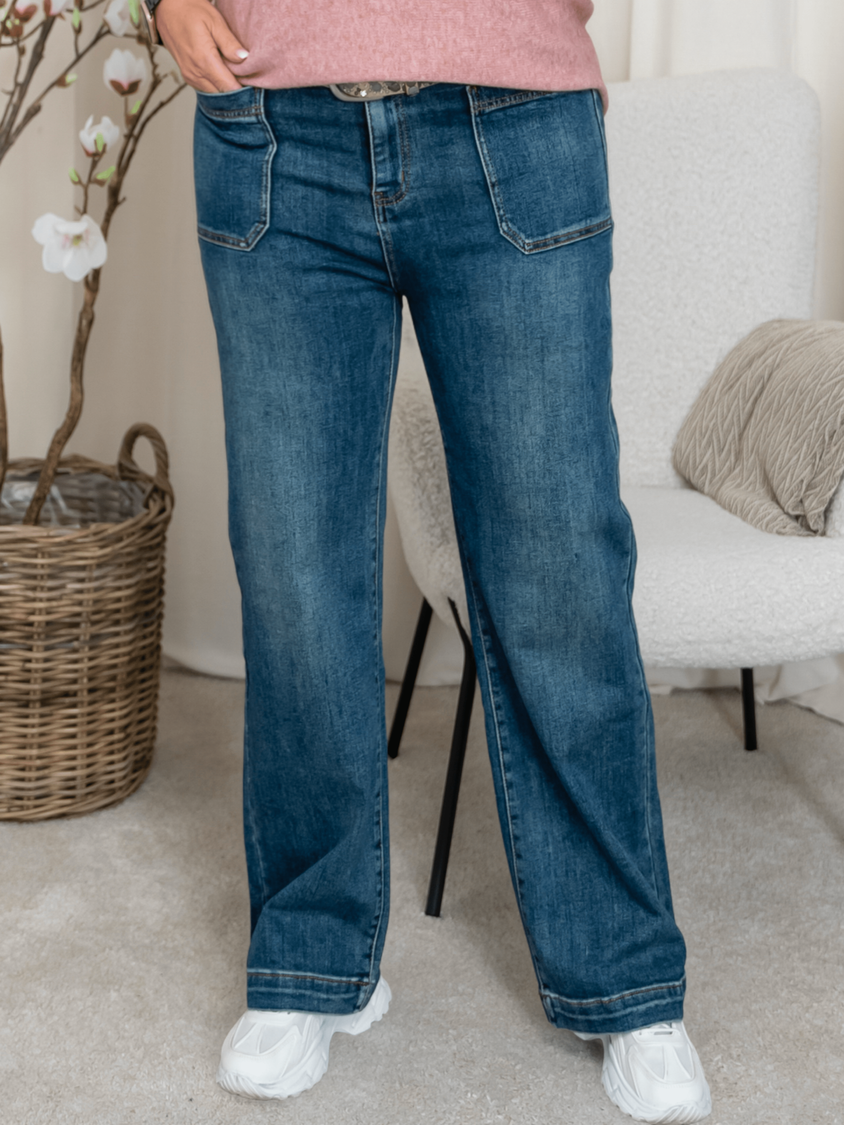 Marta du Chateau Esmerelda jeans denim blue - Online - Mode