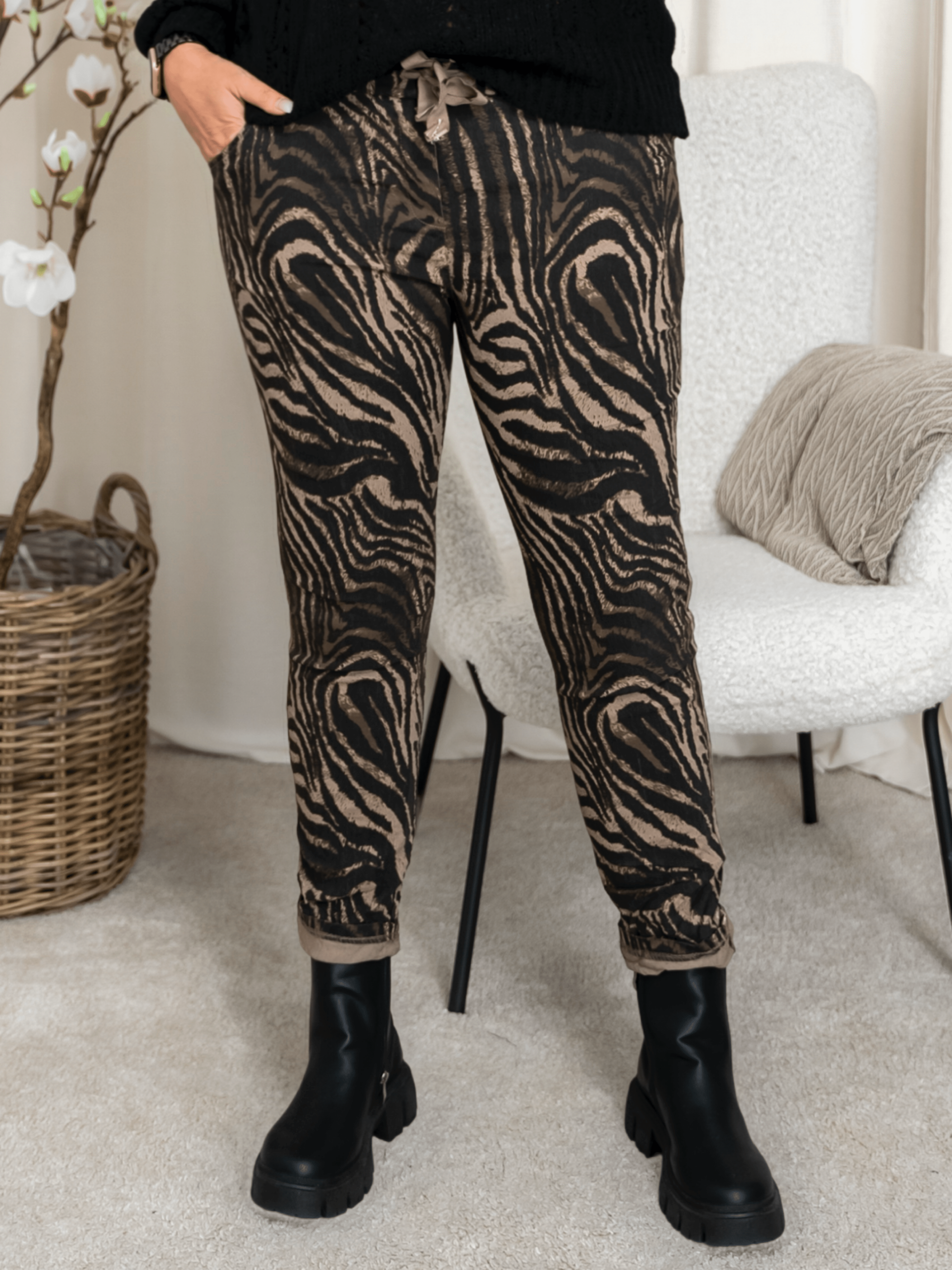 Marta du Chateau Fabienne pants fango - Online - Mode