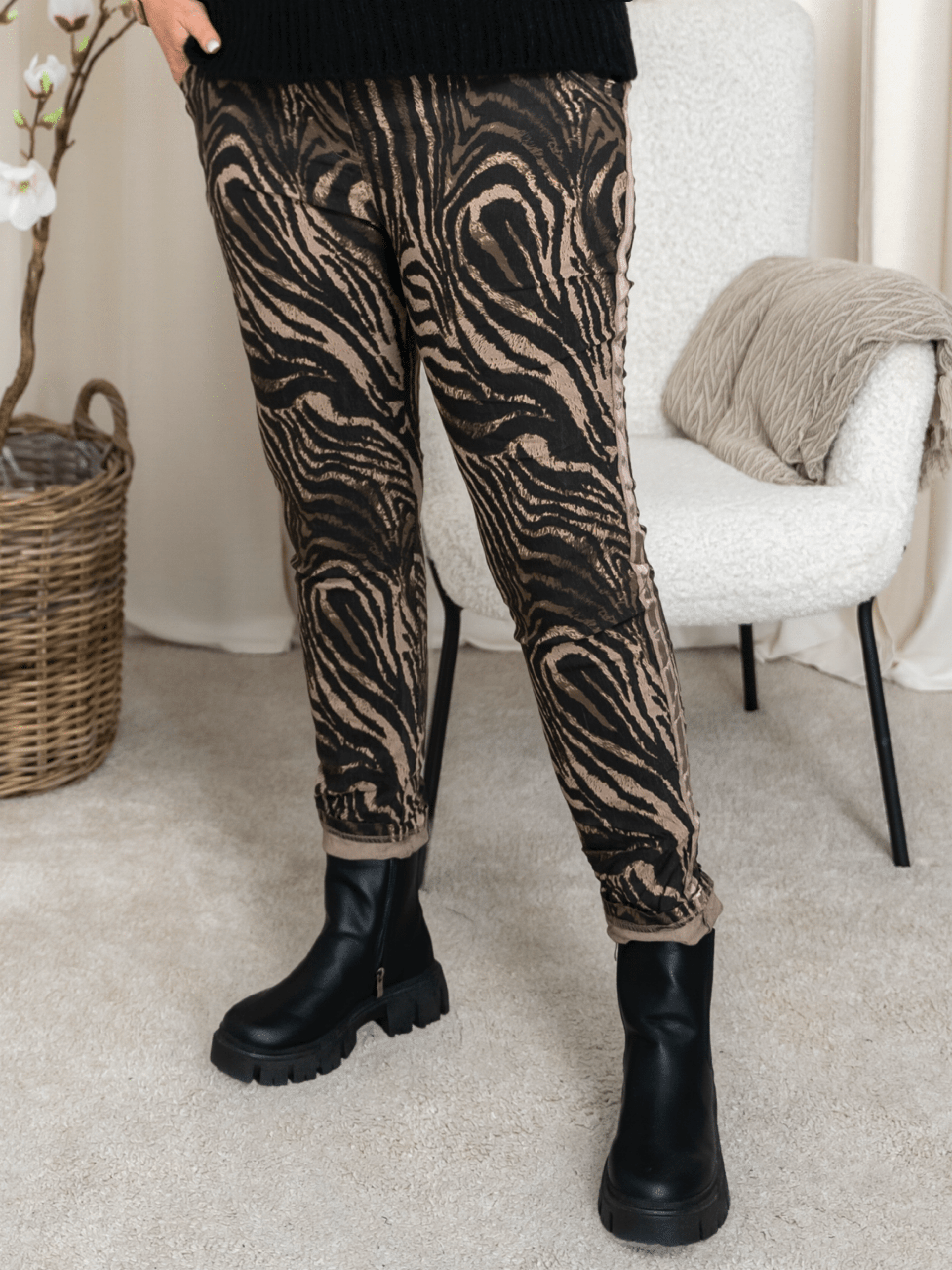 Marta du Chateau Fabienne pants fango - Online - Mode