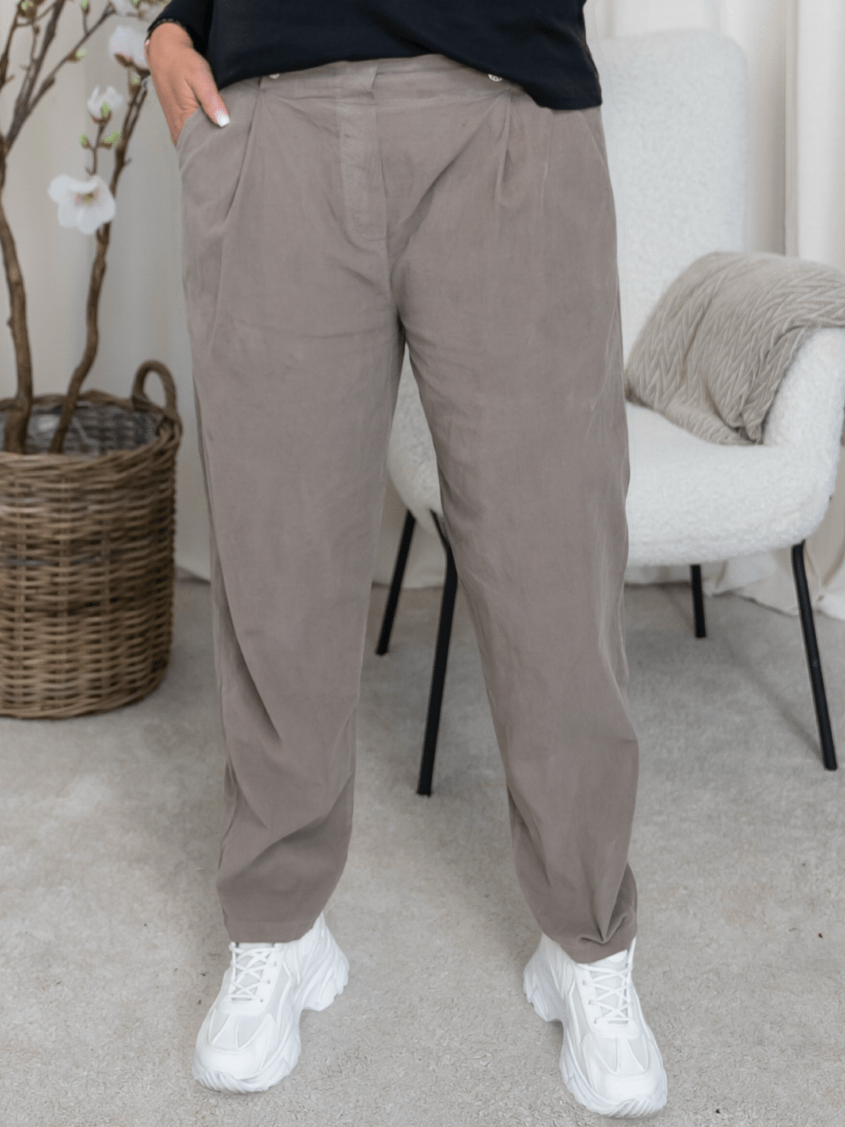 Marta du Chateau Genevieve pants fango - Online - Mode