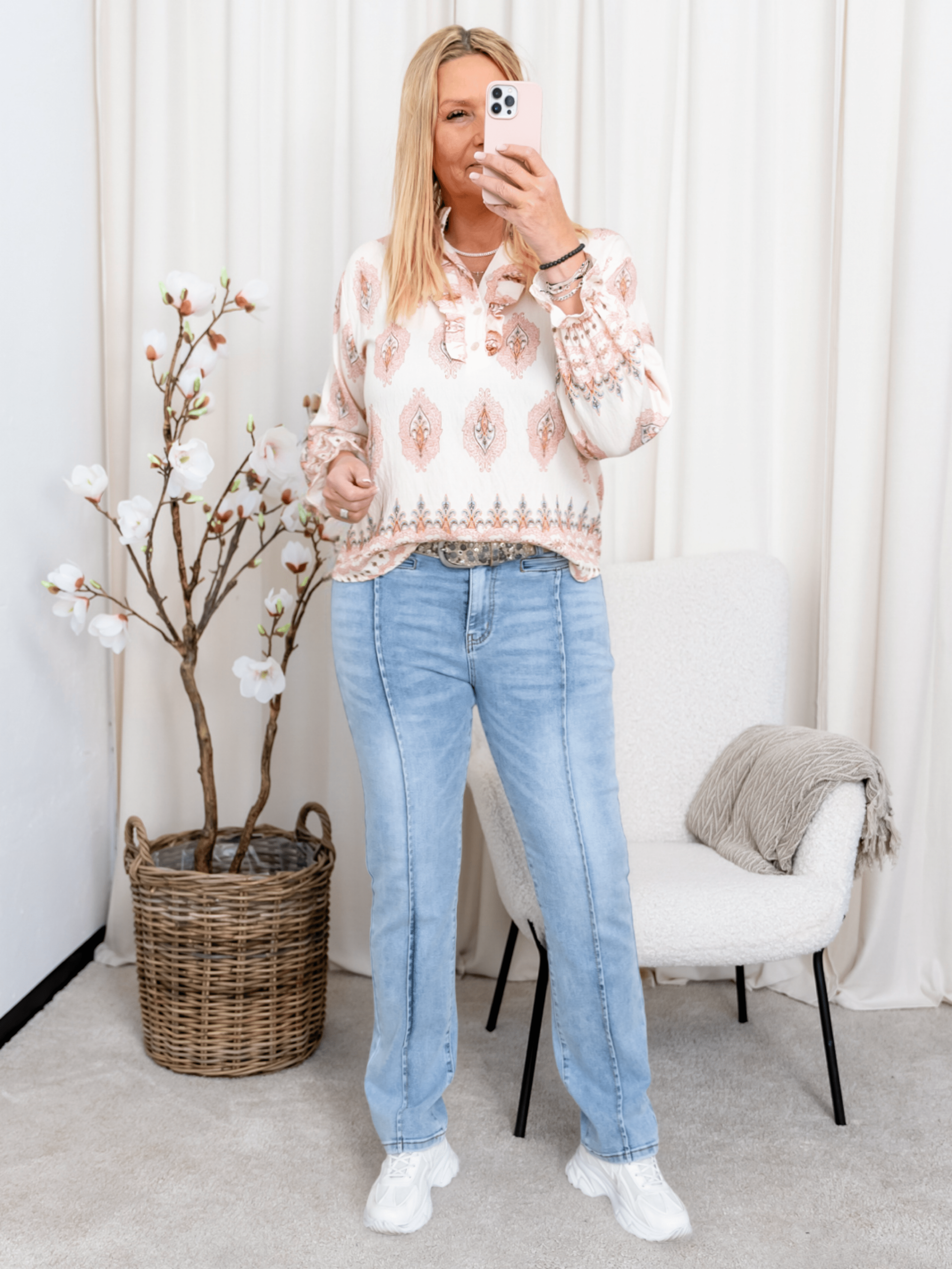 Marta du Chateau Irene jeans blue denim - Online - Mode