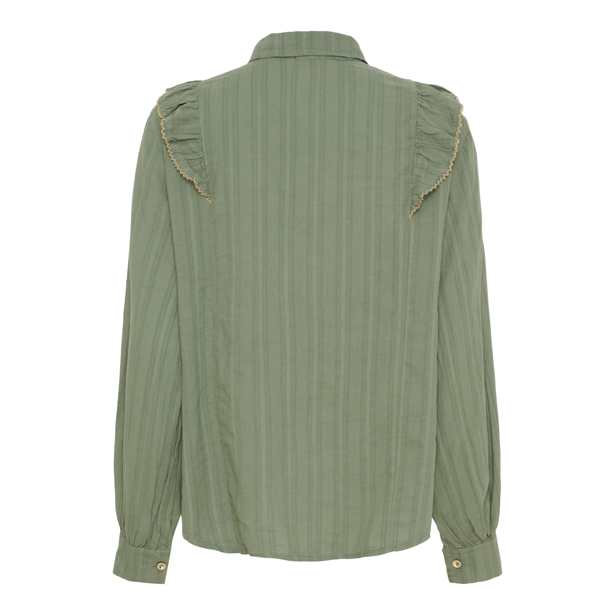 Marta du Chateau Laurette shirt military/beige - Online - Mode