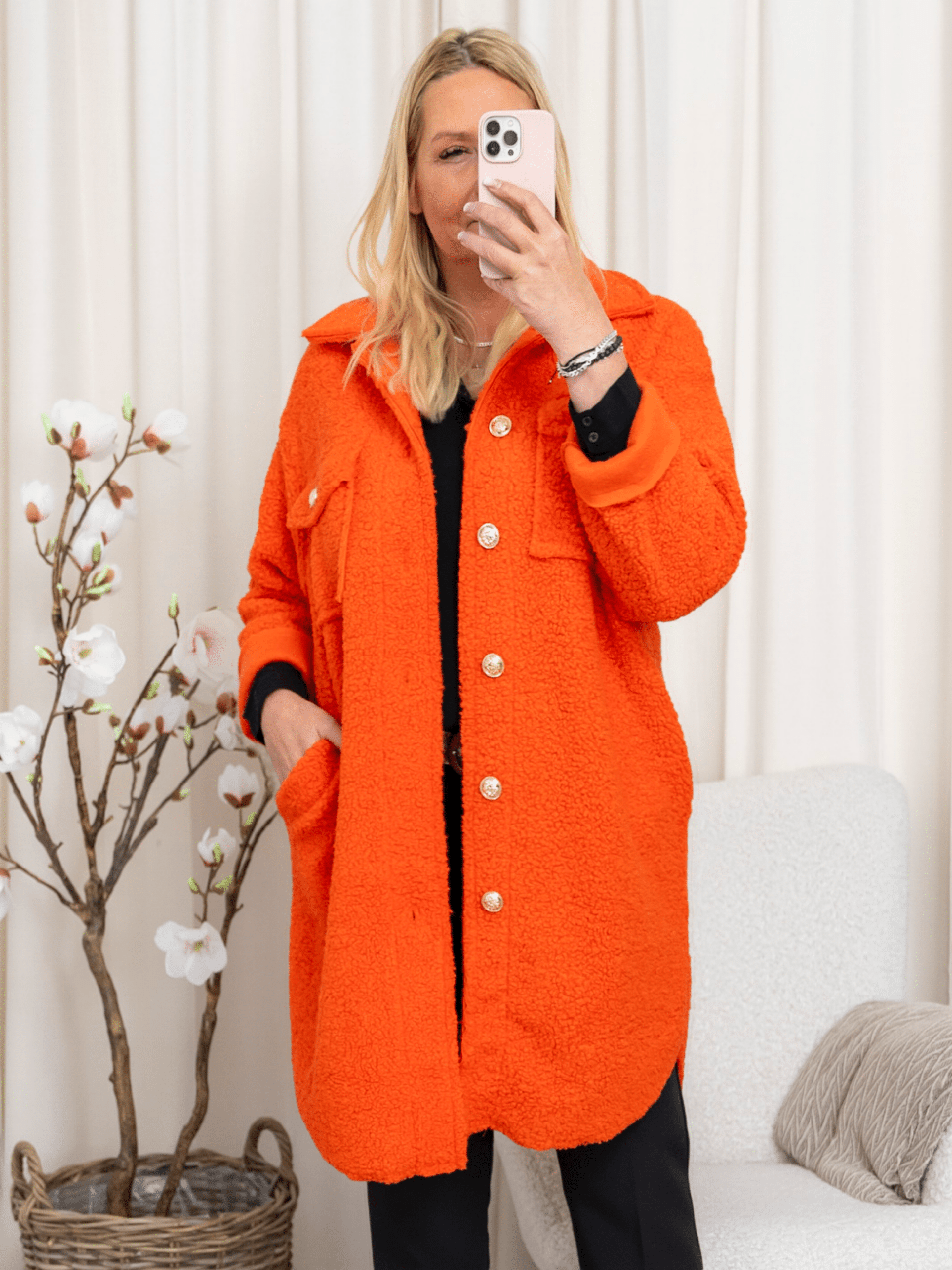 Marta du Chateau Lois jacket orange - Online - Mode