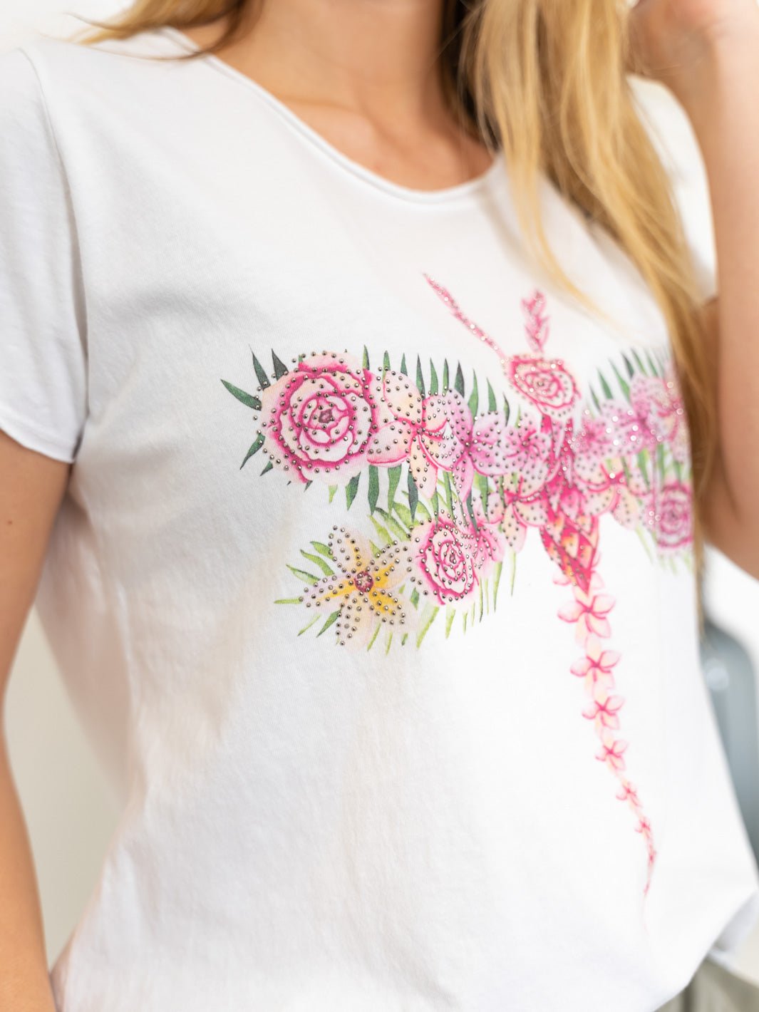 Marta du Chateau Marie 1535 t-shirt multi dragonfly - Online-Mode