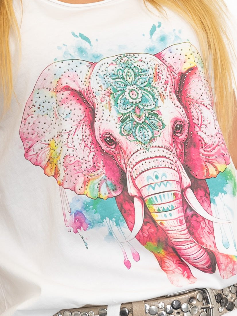 Marta du Chateau Marie 1535 t-shirt pink elephant - Online-Mode