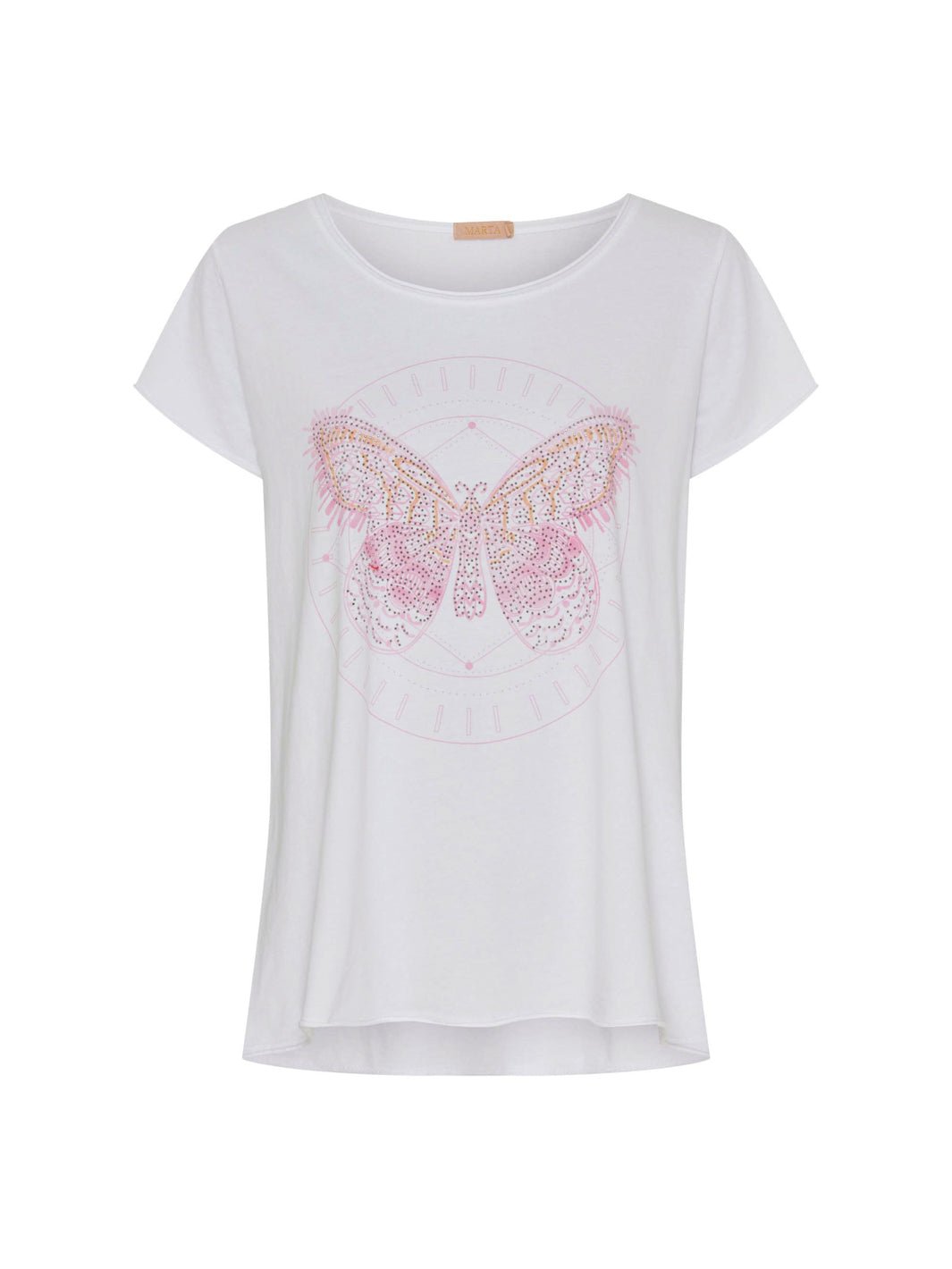 Marta du Chateau Marie 1535 t-shirt rosa butterfly - Online-Mode