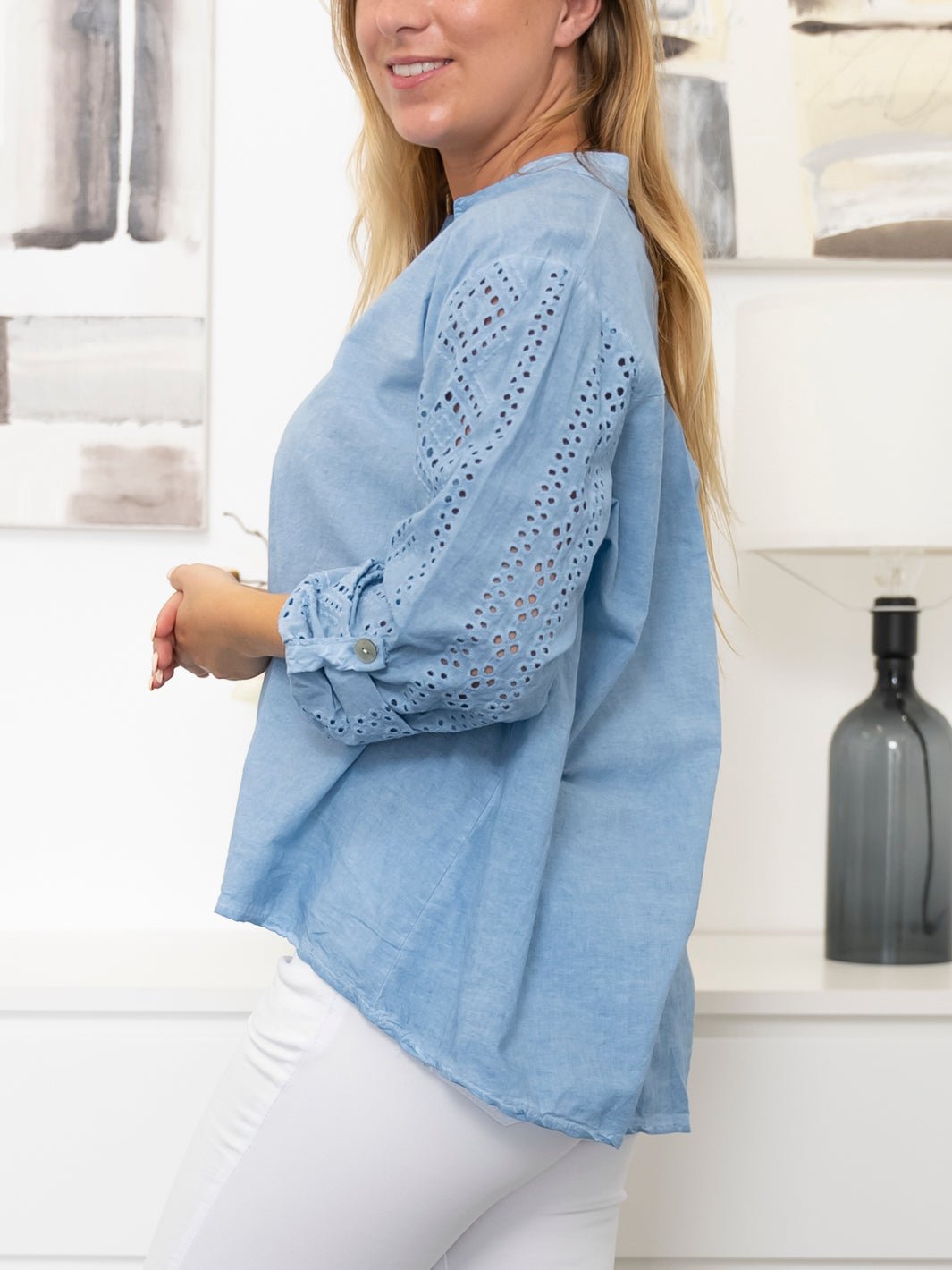 Marta du Chateau Paola bluse jeans cold wash - Online - Mode