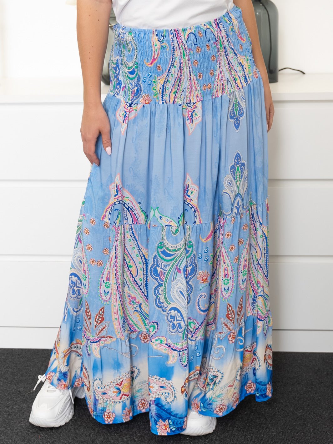 Marta du Chateau Princess skirt 1274 tps print celeste - Online-Mode