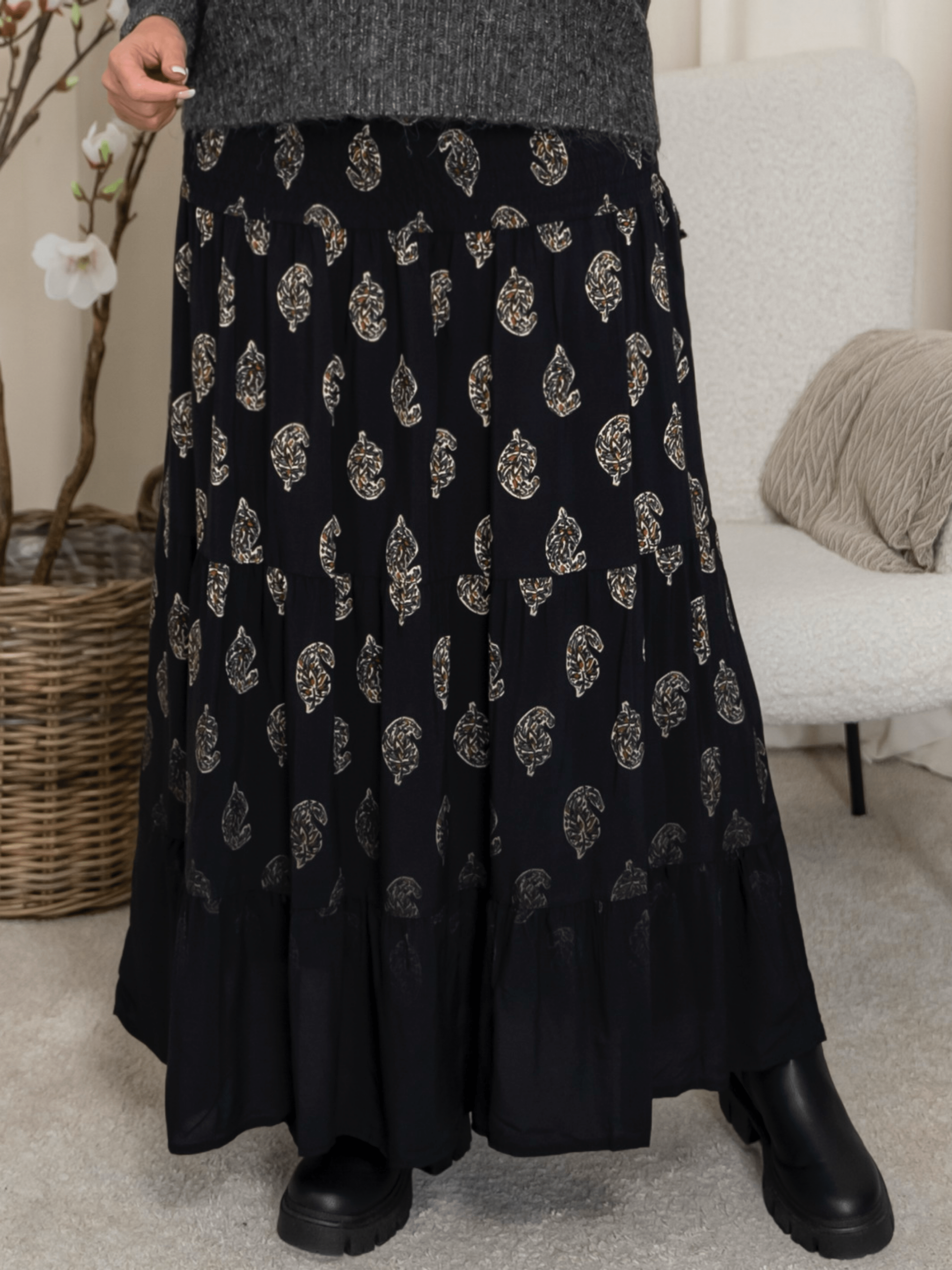Marta du Chateau Princess skirt black faded 1941tps - Online - Mode