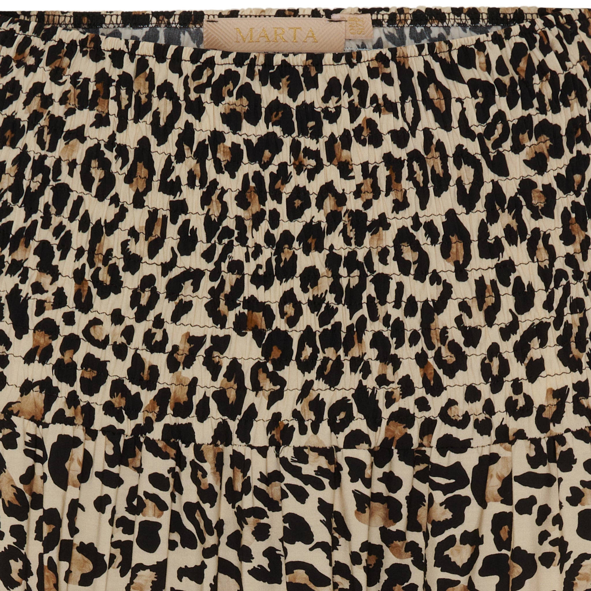 Marta du Chateau Princess skirt leo beige - Online - Mode