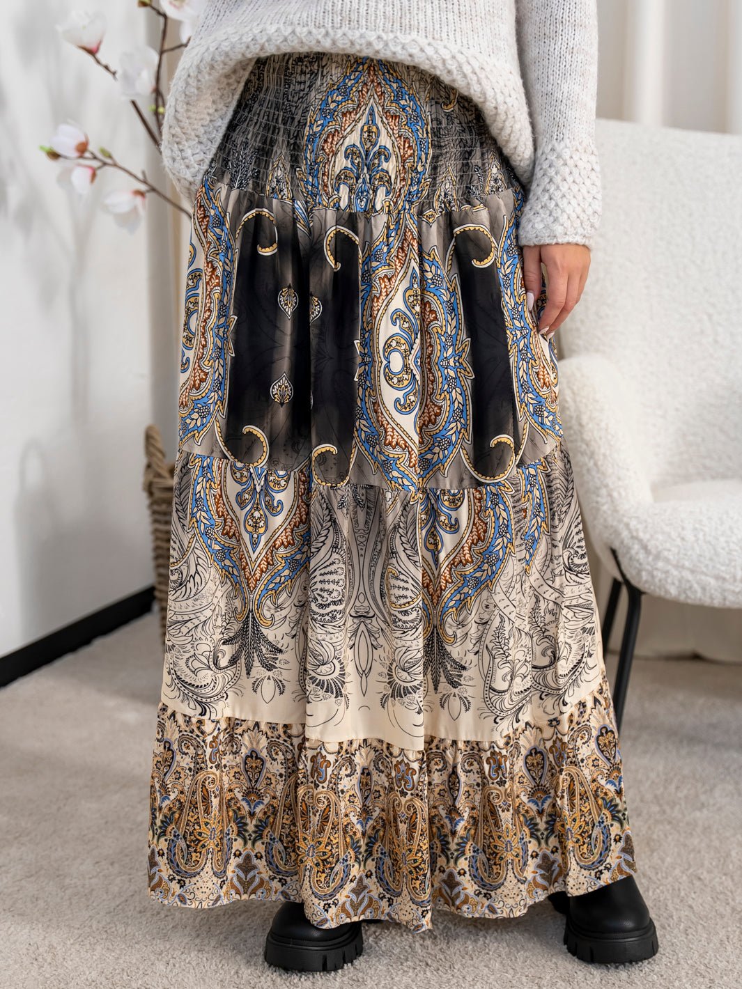 Marta du Chateau Princess skirt nero 3698 - Online - Mode