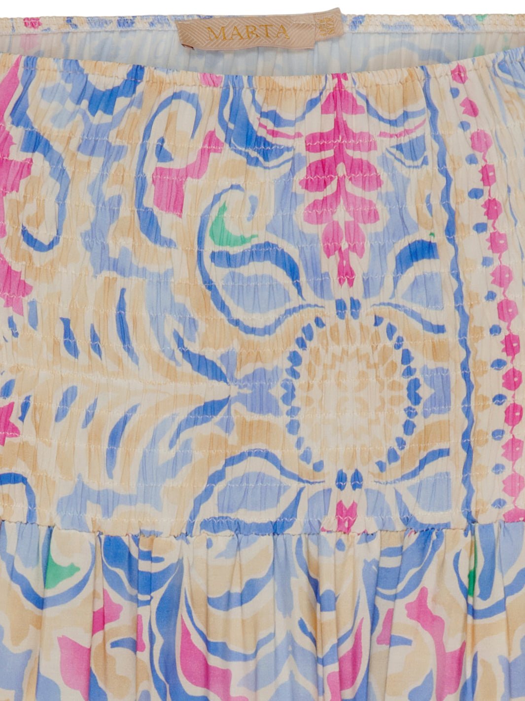 Marta du Chateau Princess skirt print celeste 1259 - Online - Mode