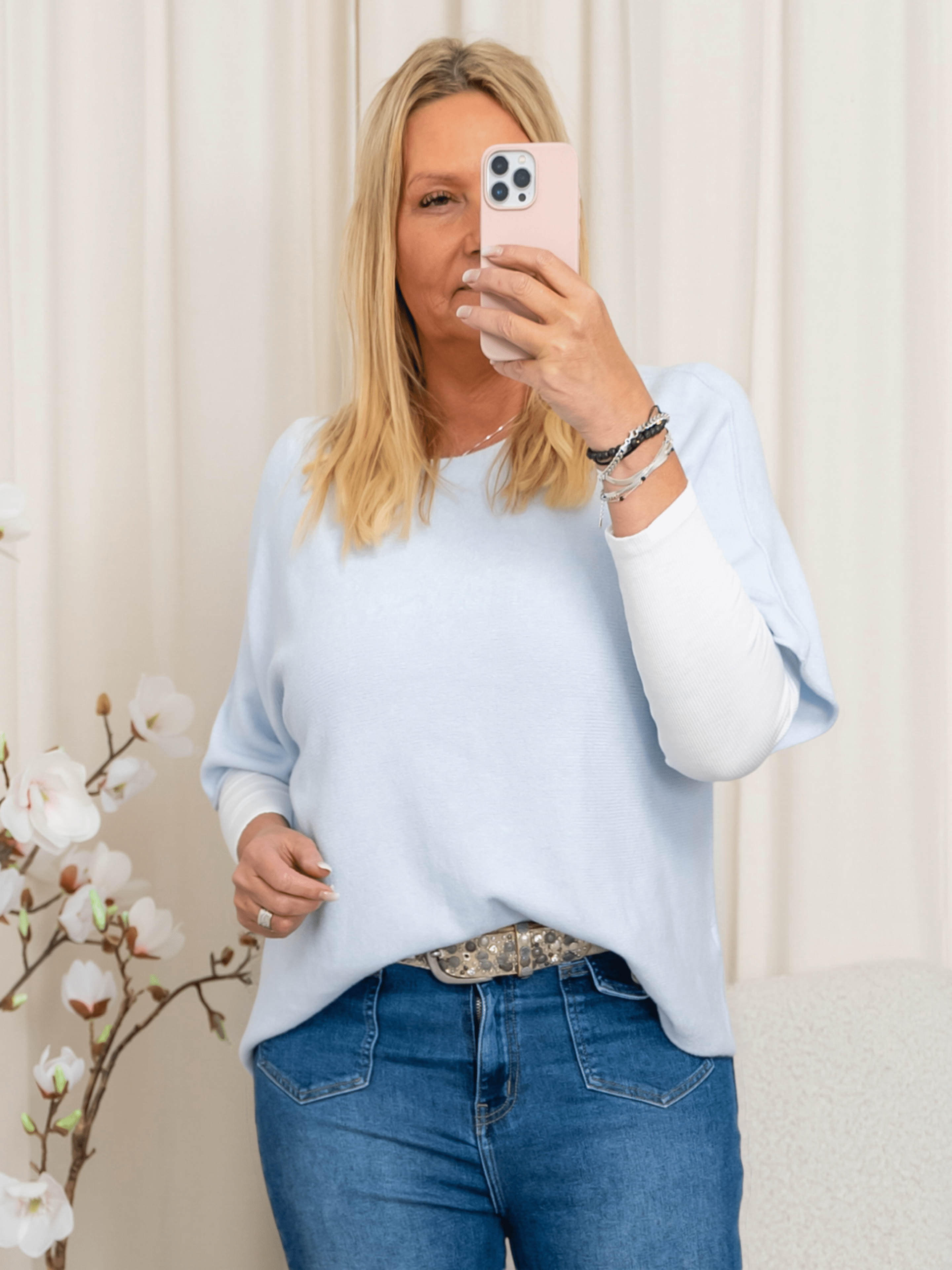 Marta du Chateau Sia knit cielo - Online - Mode