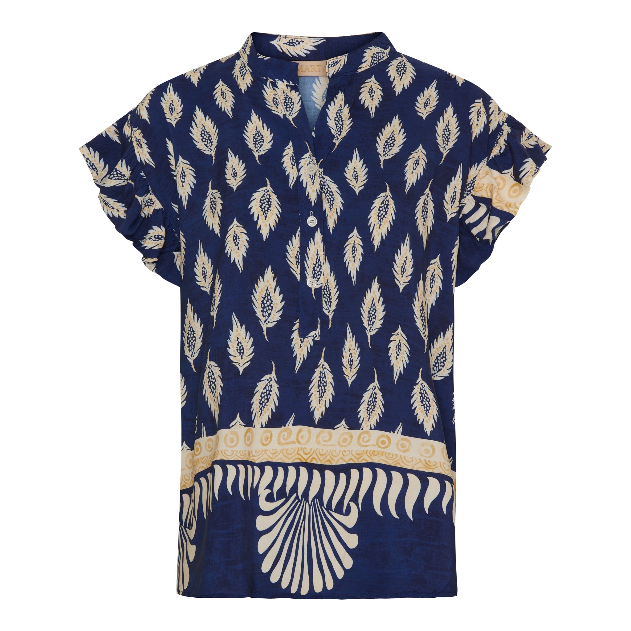 Marta du Chateau Sólrún shirt navy - Online - Mode