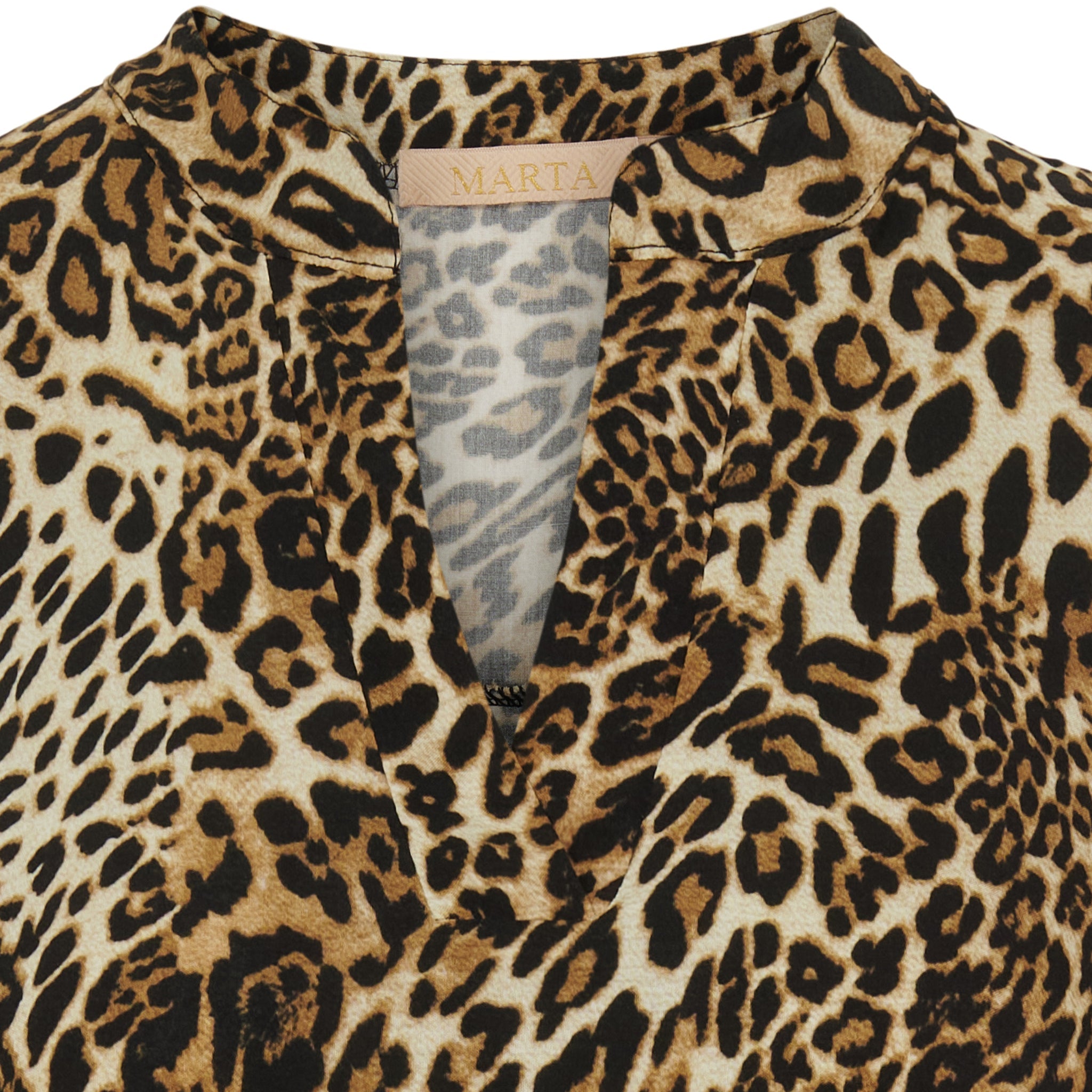Marta du Chateau Sylvie dress tobacco - Online - Mode