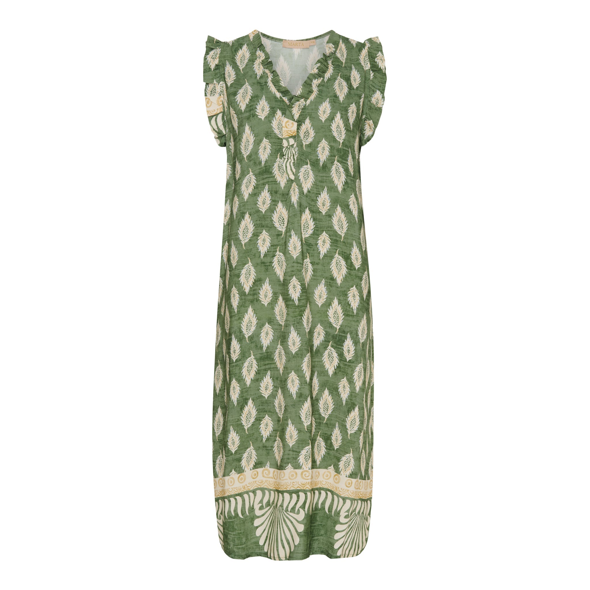 Marta du Chateau Vigdis dress kaki 7171tpf - Online - Mode