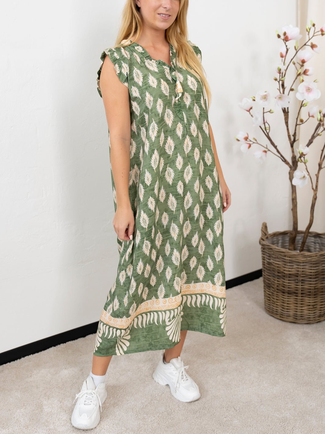 Marta du Chateau Vigdis dress kaki 7171tpf - Online - Mode