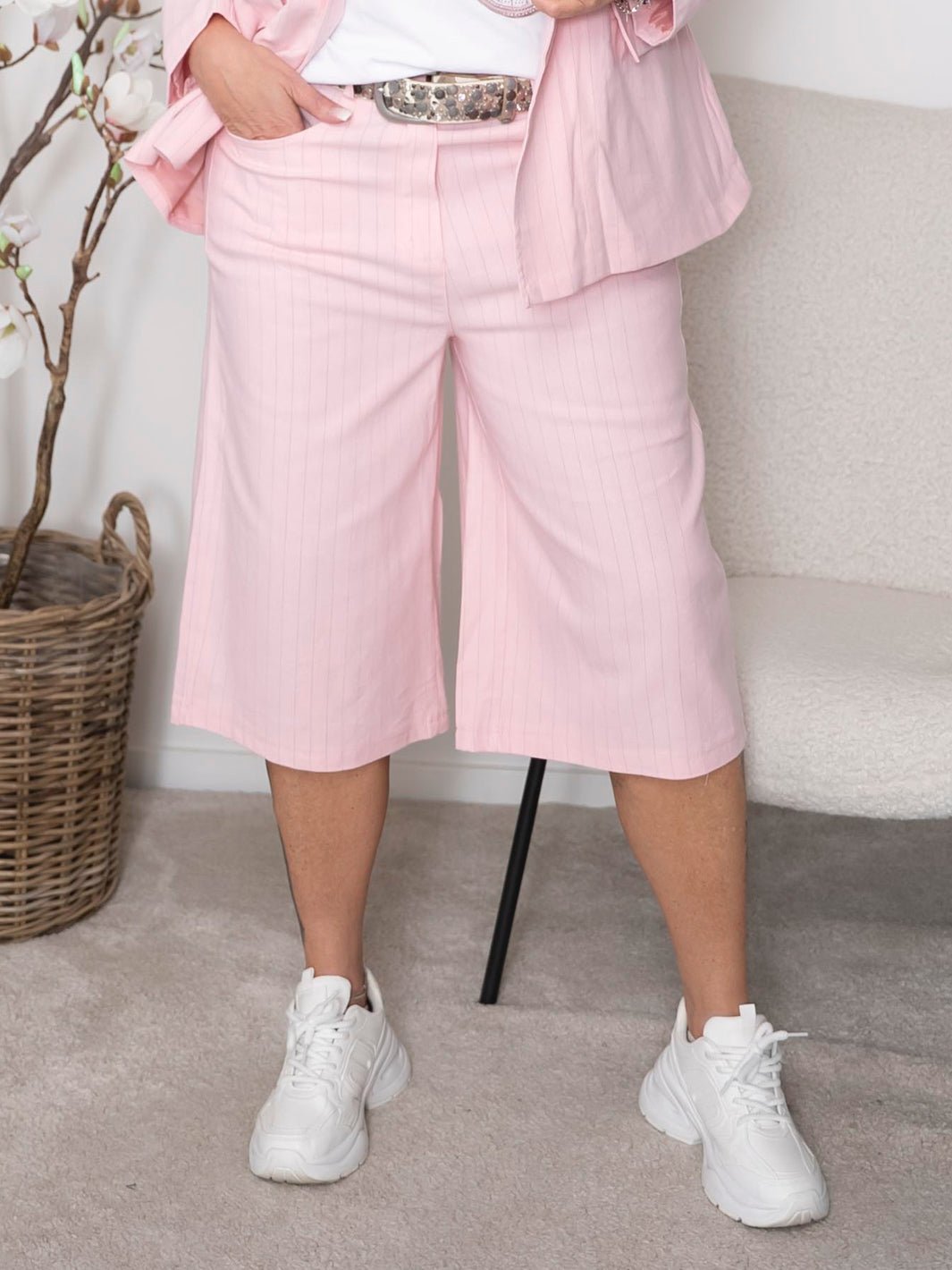 MDC Adrielle pants pink stripe - Online-Mode