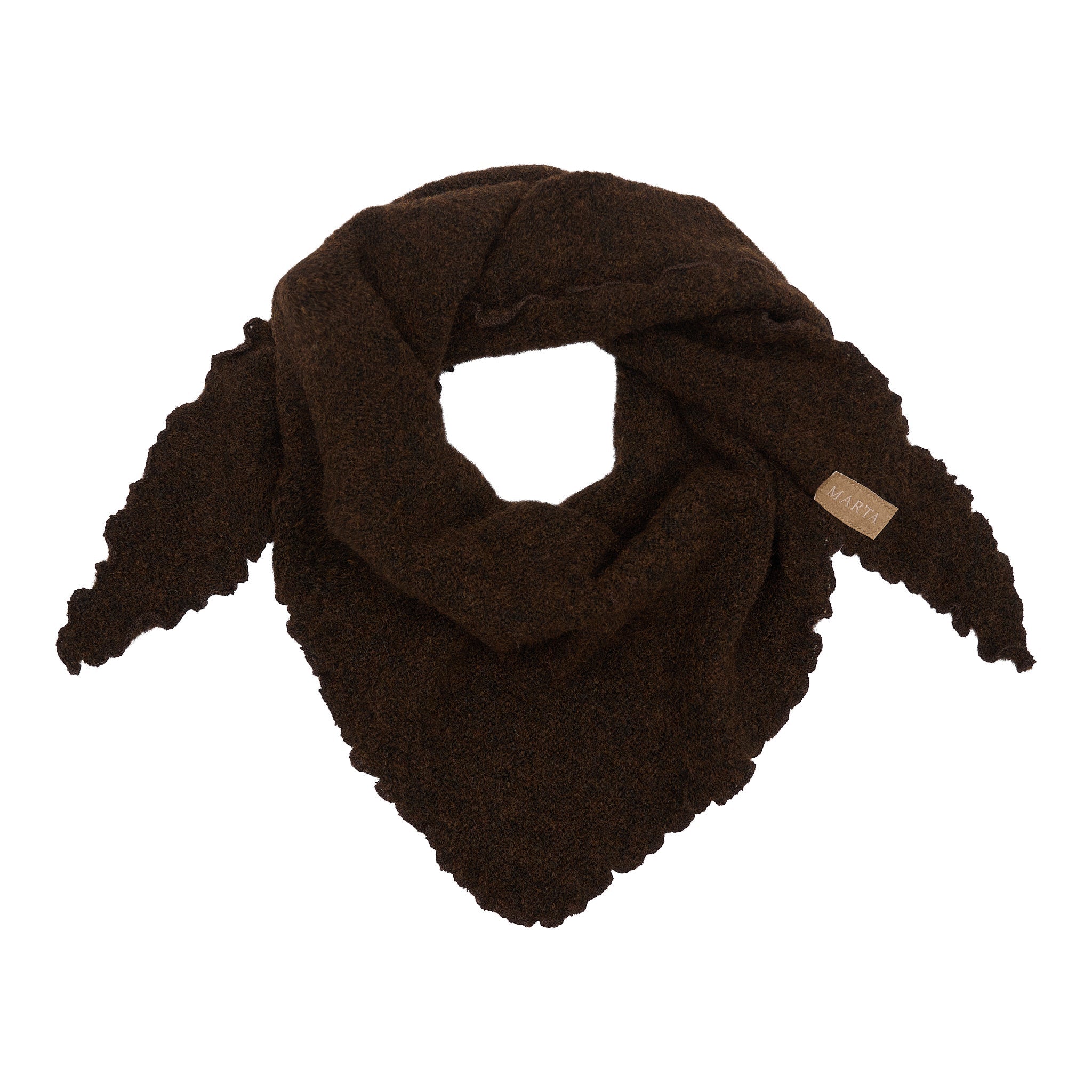 MDC Agnete scarf brown - Online-Mode