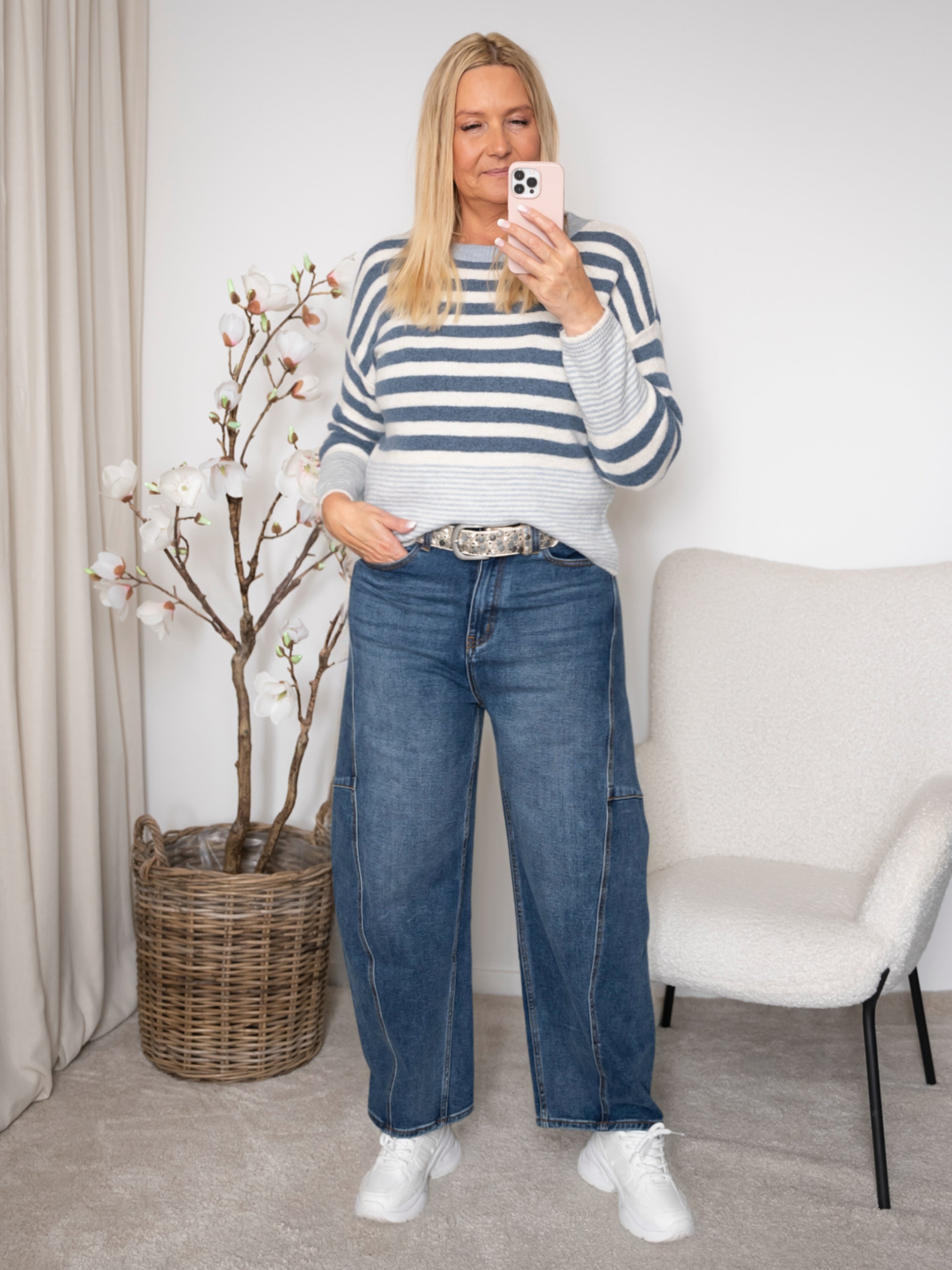 MDC Elara knit cielo/jeans/burro - Online-Mode
