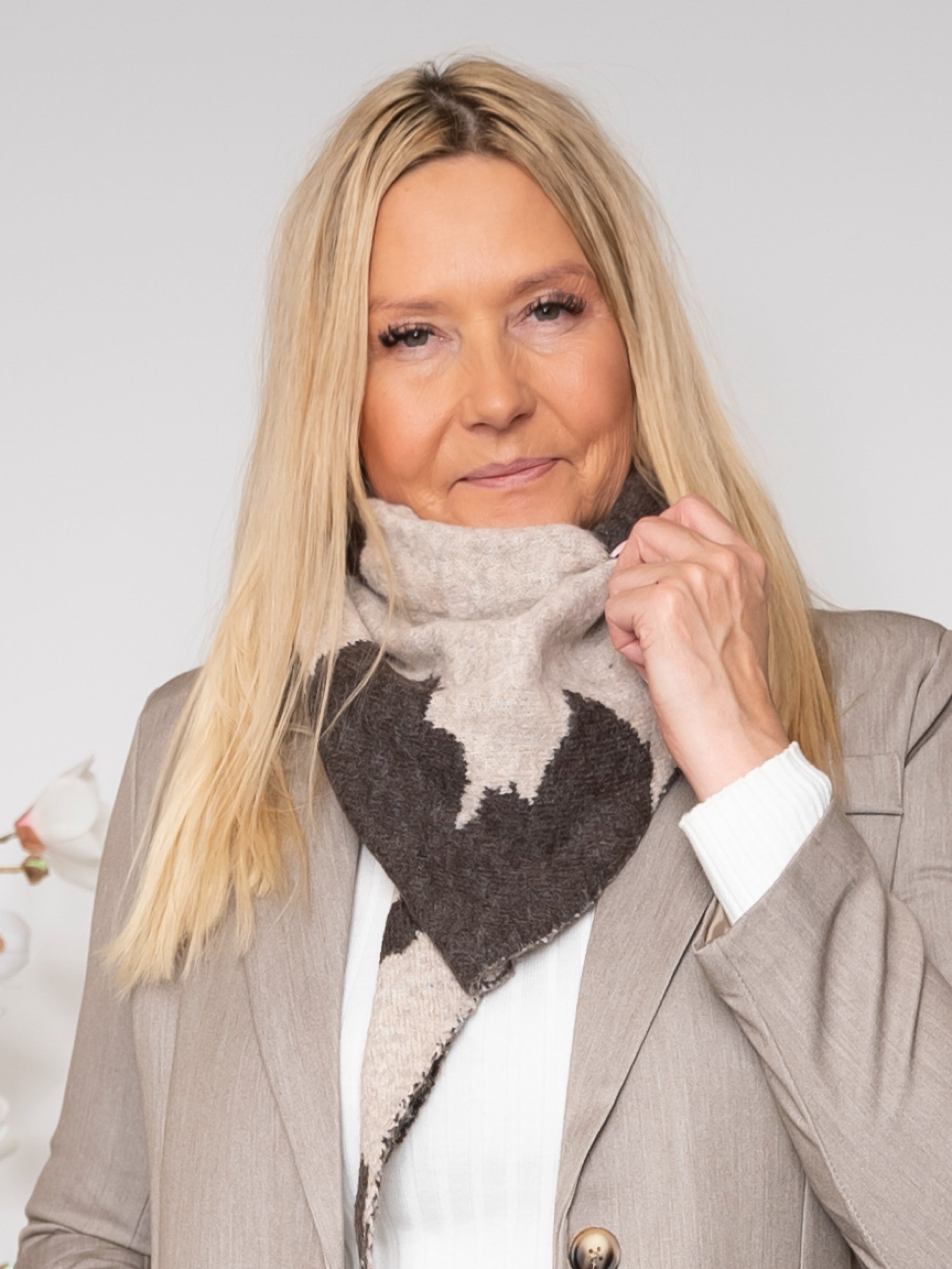 MDC Freesia scarf taupe - Online-Mode