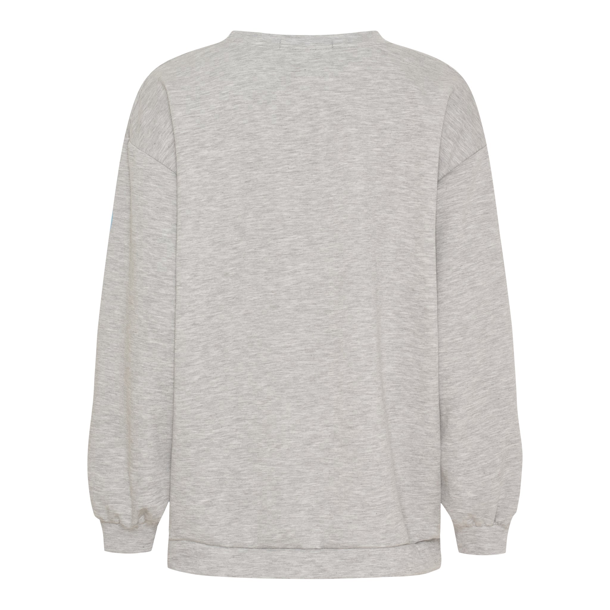 MDC Hibiscus sweatshirt grey/skyblue - Online-Mode