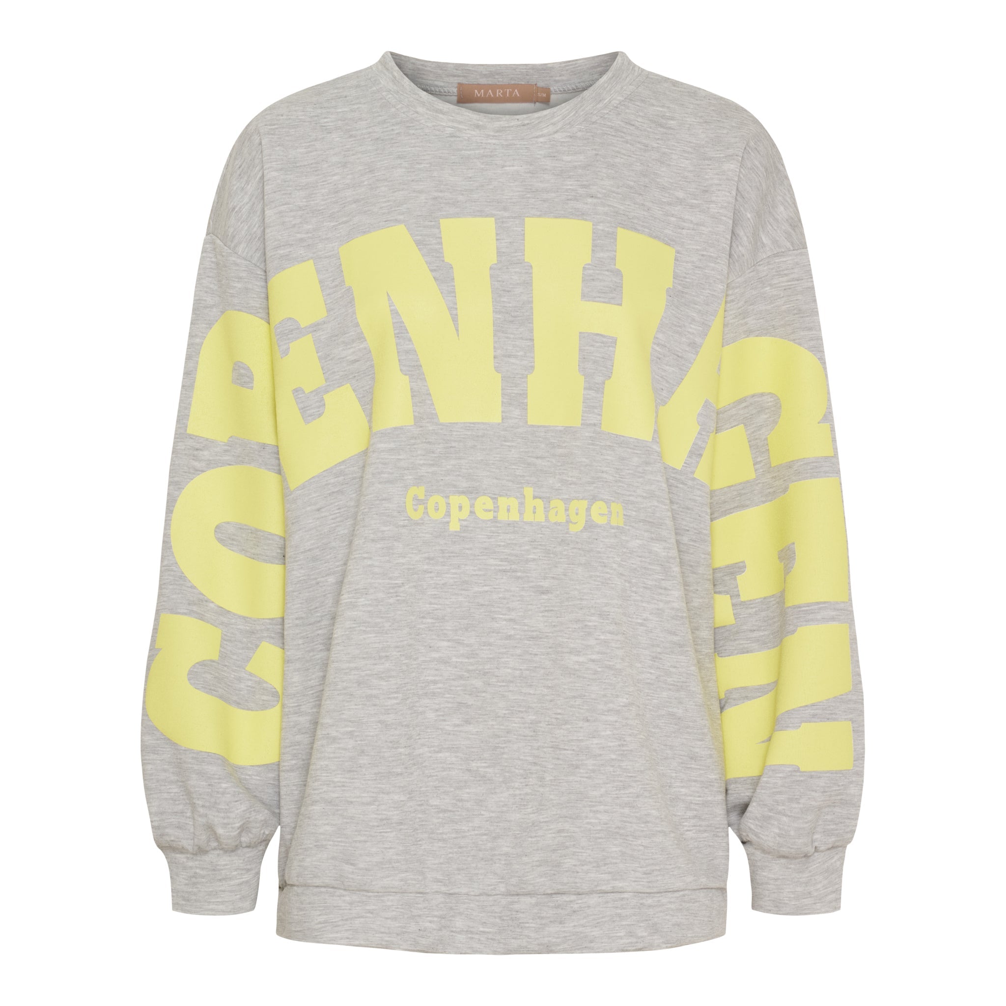 MDC Hibiscus sweatshirt grey/yellow - Online-Mode